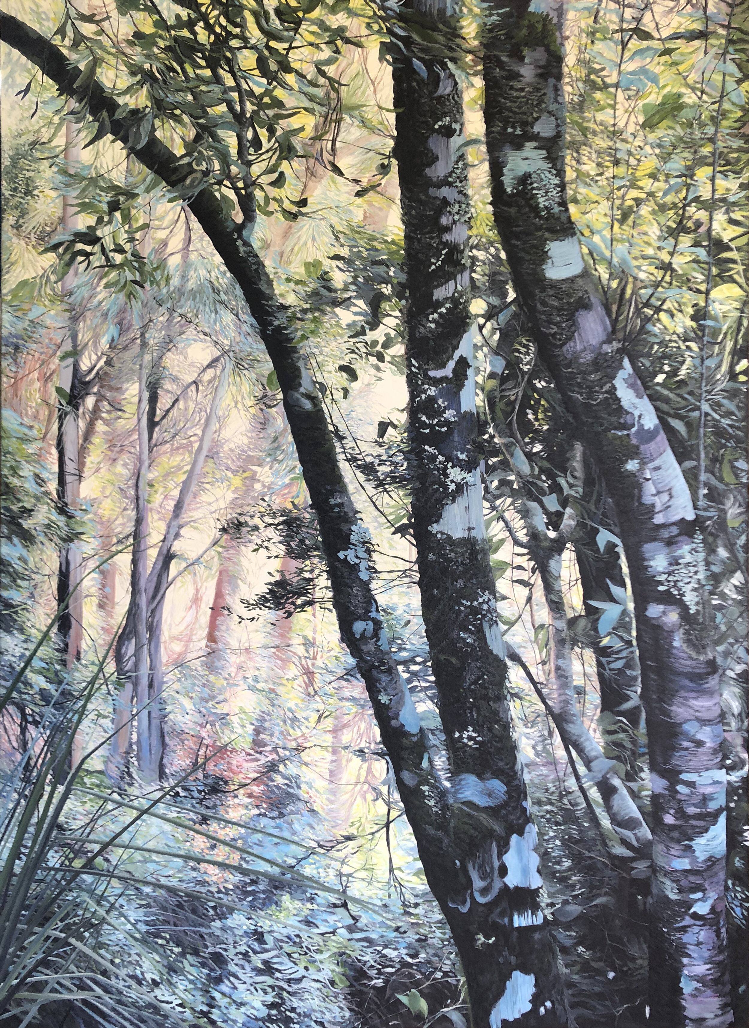   Cooling Glade  Oil on Canvas 163cm x 121cm SOLD 