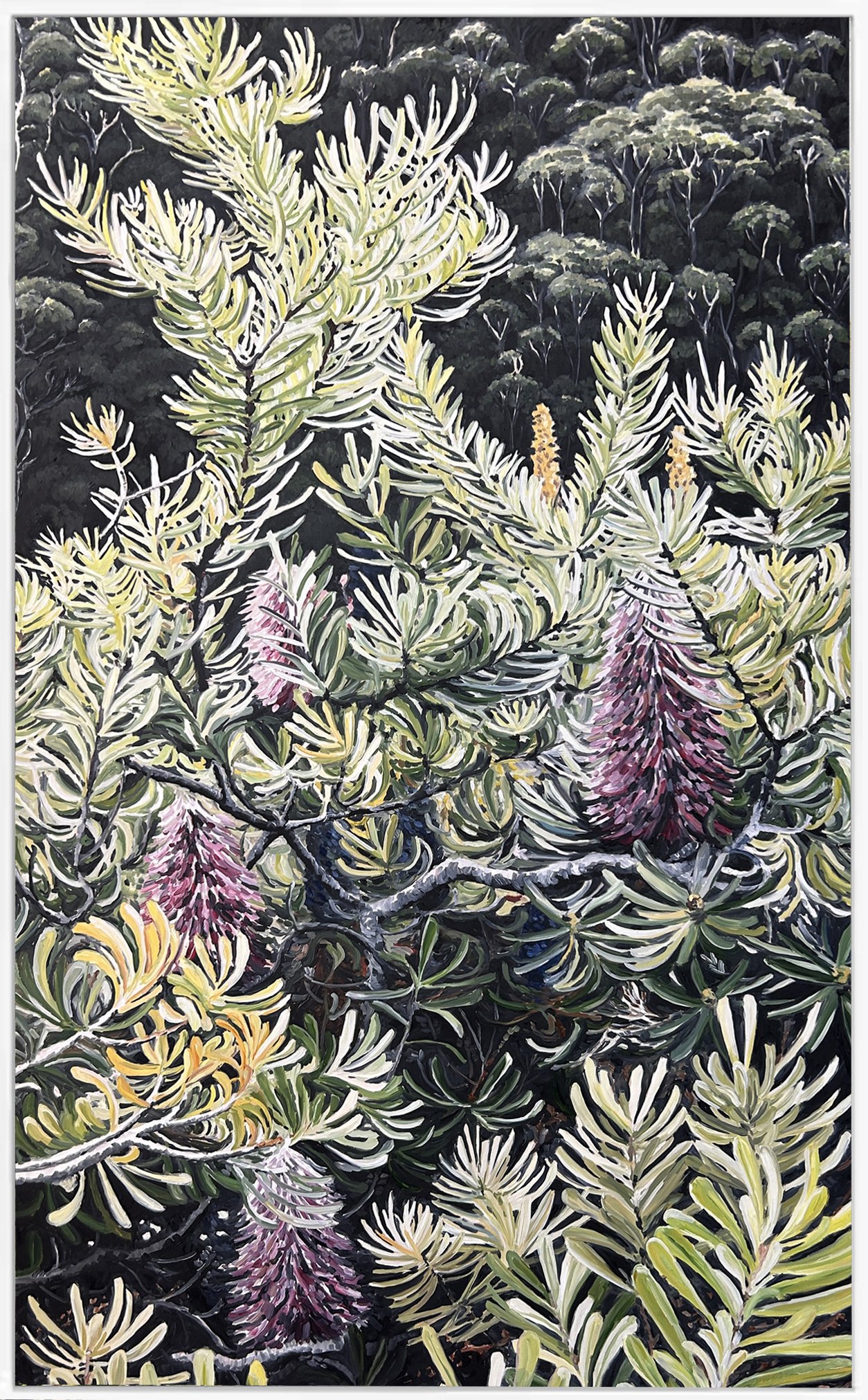   Natures Reach  Oil on board 85x145cm  $6,700AUD Framed 