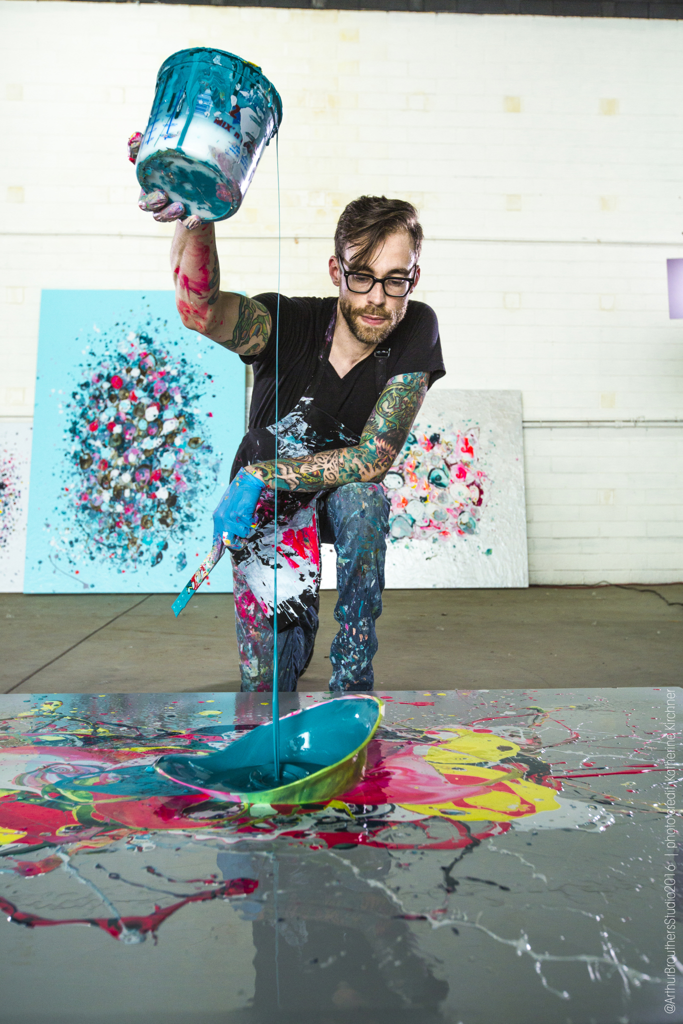 BROUTHERS AT WORK. PHOTO BY KATHERINE KIRCHNE