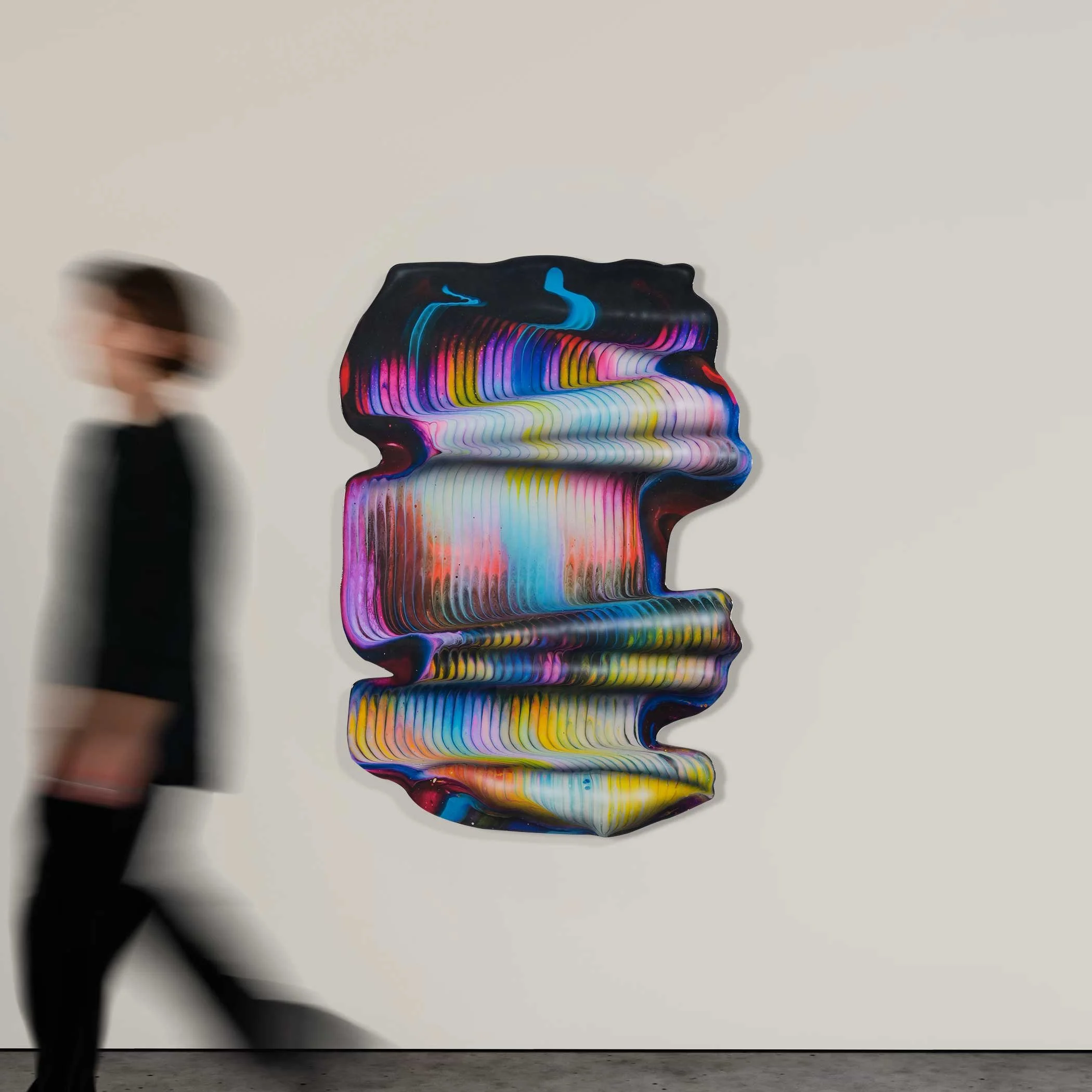 Everything at Once II - 2026 - mixed-media on mdf - 33x45in (84×114 cm)