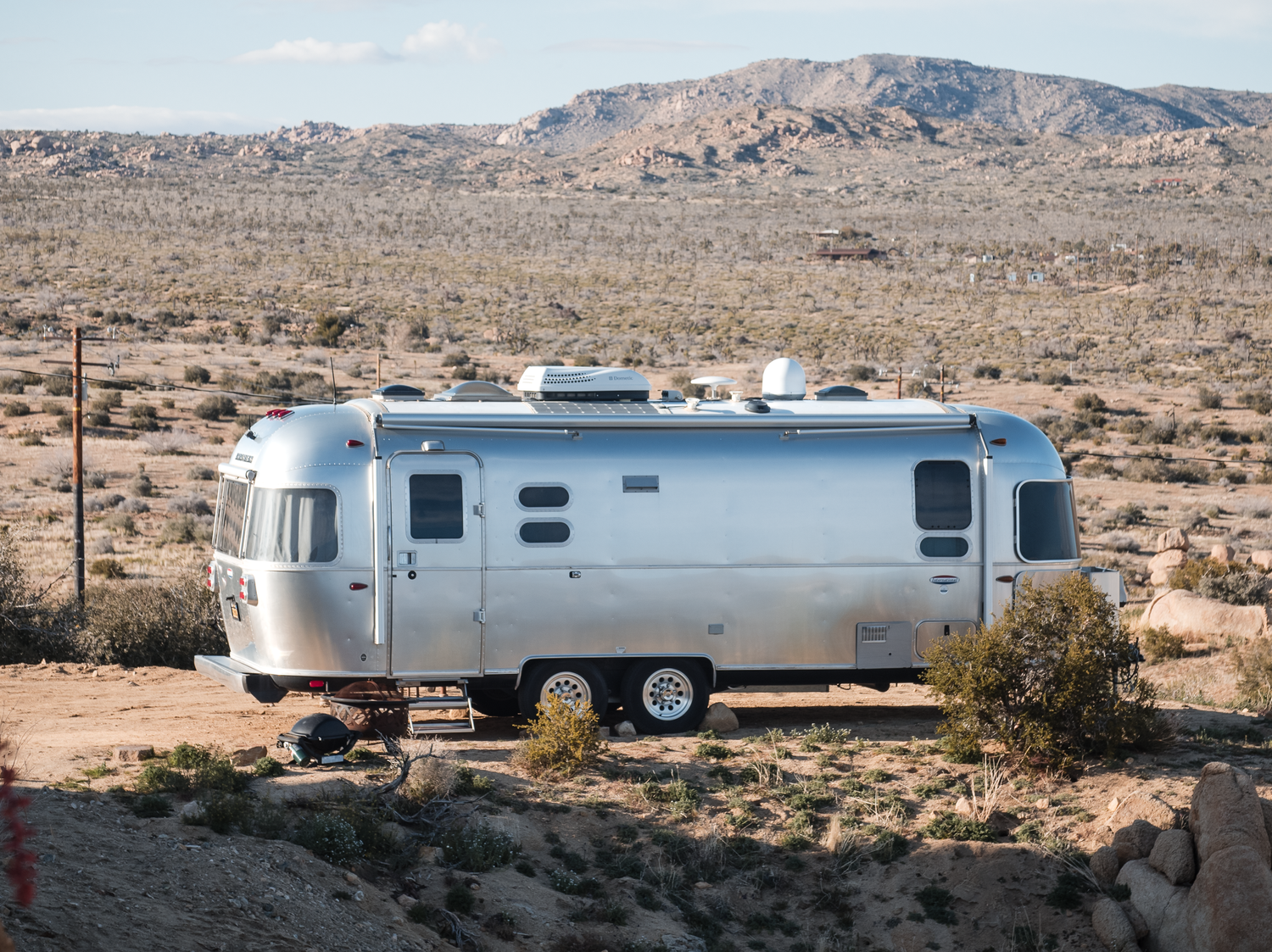 Airstream retreat in the desert