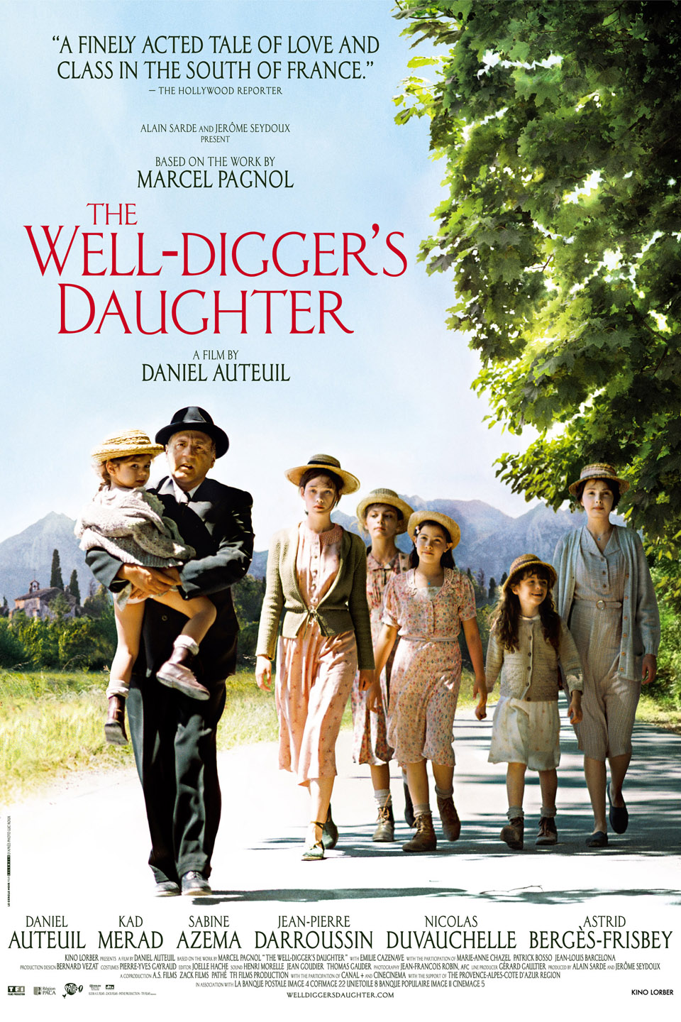 A film by Daniel Auteuil set in an evocative landscape and period. A romantic drama set in rural Provence at the beginning of the Second World War , this film is both directed by and stars Daniel Auteuil, who is one of France’s most famous film actors. Auteuil plays Pascal Amoretti, a well-digger, whose daughter, Patricia, becomes briefly involved with Jacques, the wealthy son of a shop-keeper, who is also a fighter pilot. Pascal becomes torn between his own personal honour and love for his daughter, as Jacques is called away to the front and Patricia finds herself expecting a child. Jacques’ rich parents initially accuse her of blackmail and it is feared that Jacques has abandoned Patricia because of her lower social status. When it becomes known that Jacques has gone missing in action, Pascal tries to deal with this situation and protect his family as best he can. Rated PG