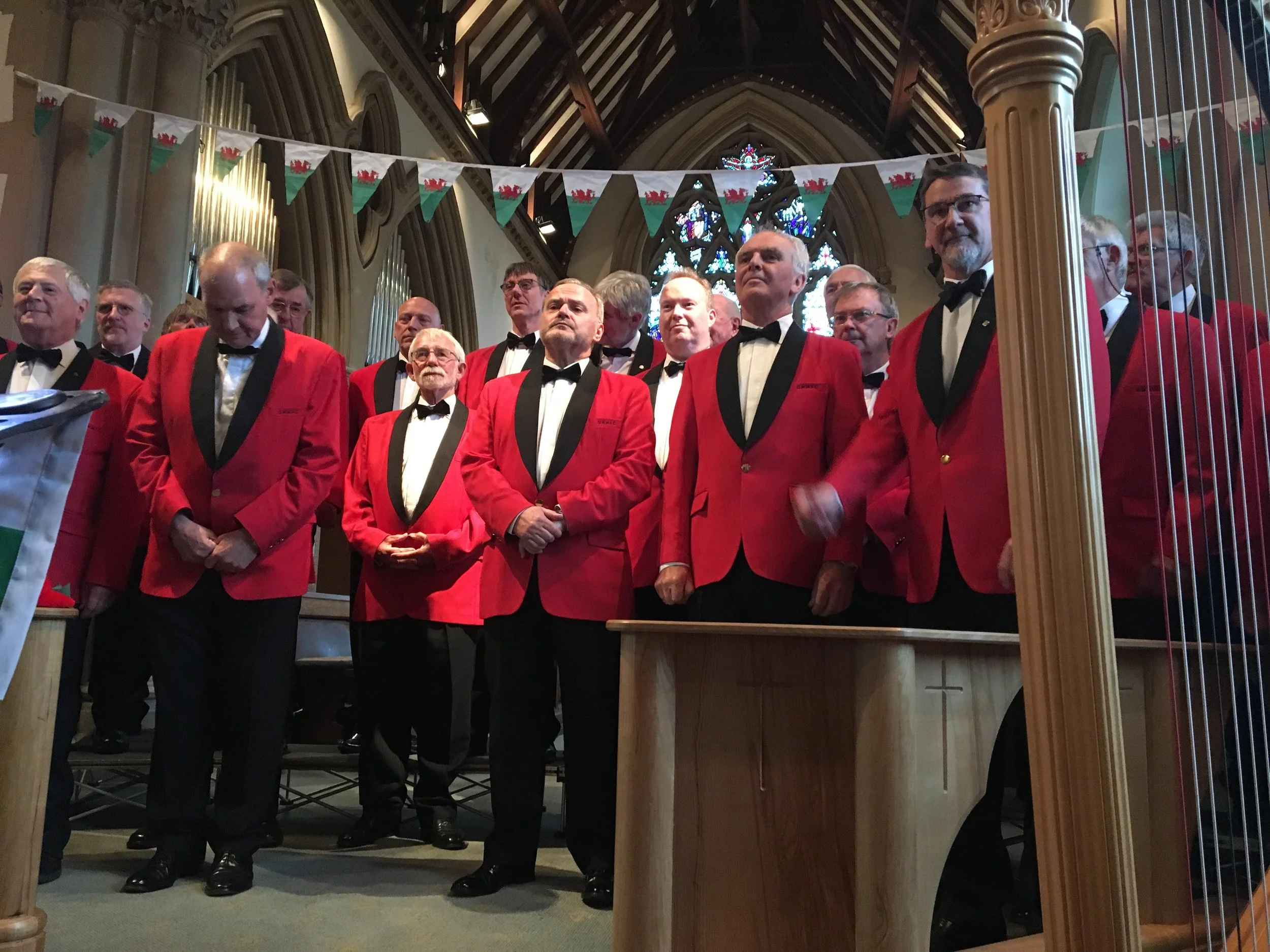 tHE WELSH CHOIR IN THE CHURCH