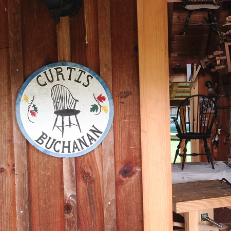 The entrance to Curtis Buchanan’s shop in Jonesborough, Tennessee