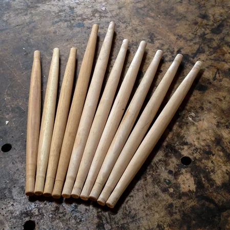 A set of turned rungs for a side chair