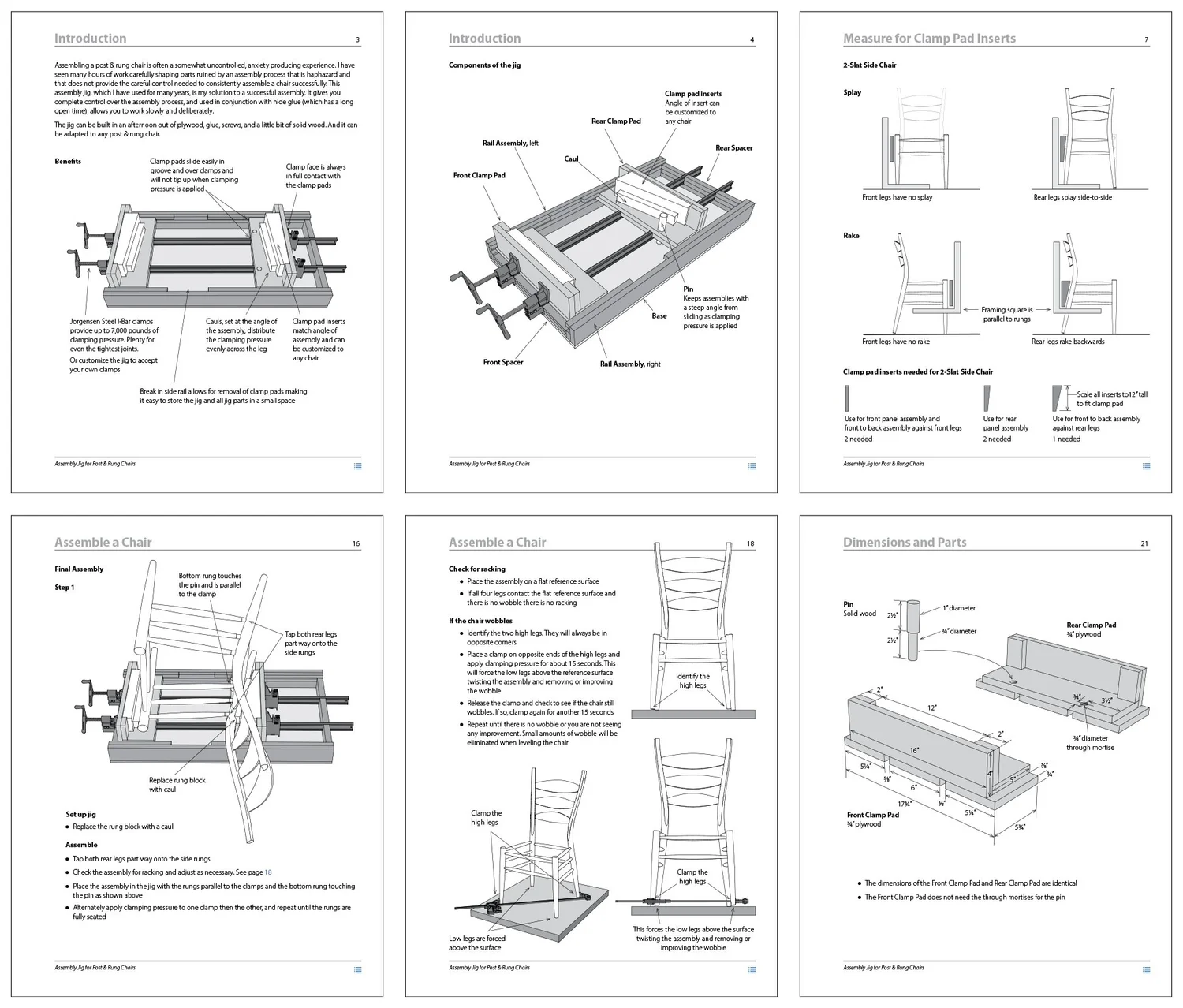 Free Plans — Jeff Lefkowitz Chairmaker