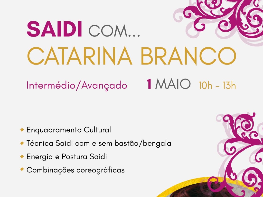 Workshop "Saidi com... Catarina Branco" | Setúbal