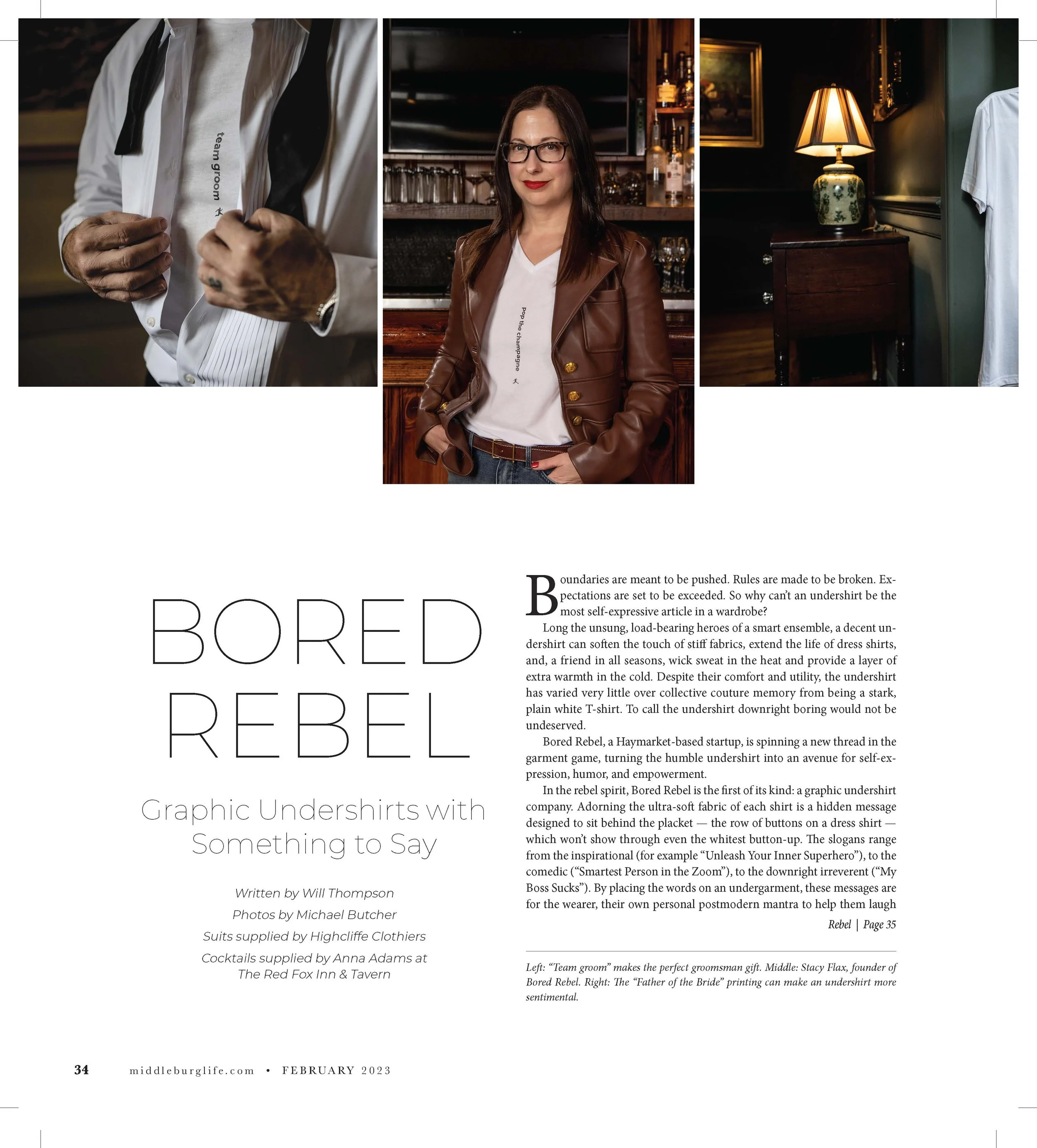 Middleburg Life February 2023:  Bored Rebel