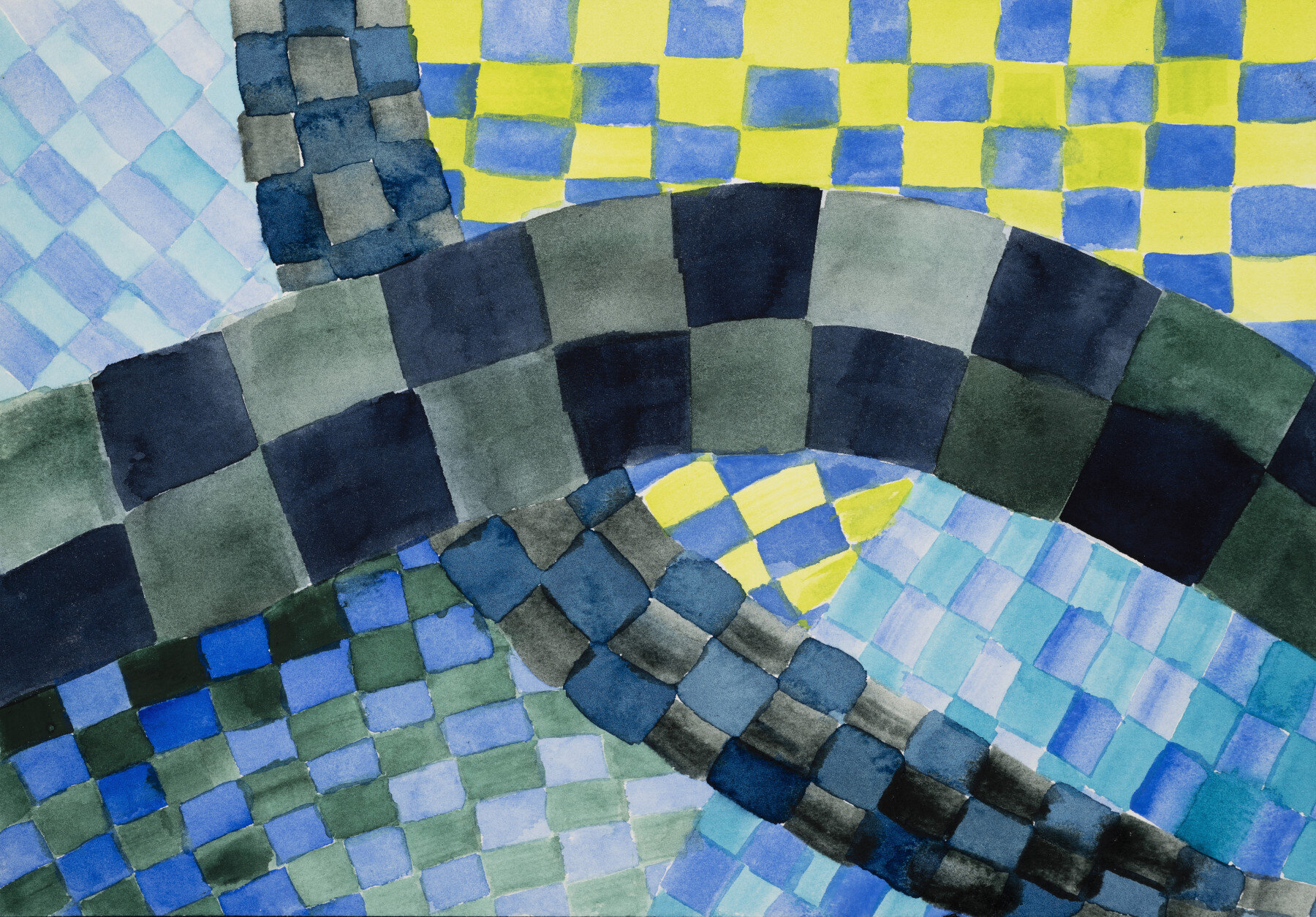 Mosaic in Blue