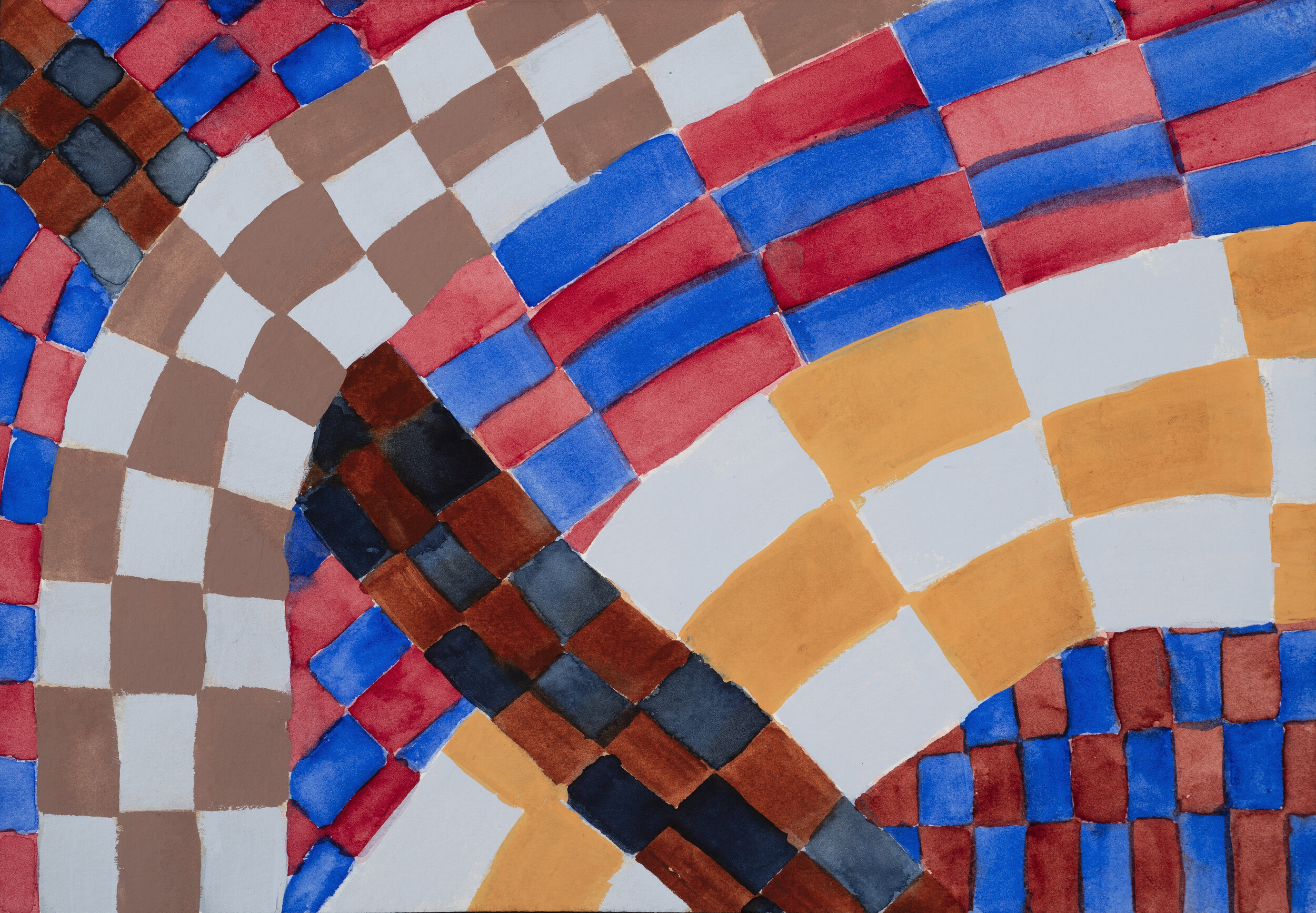 Mosaic in Reds
