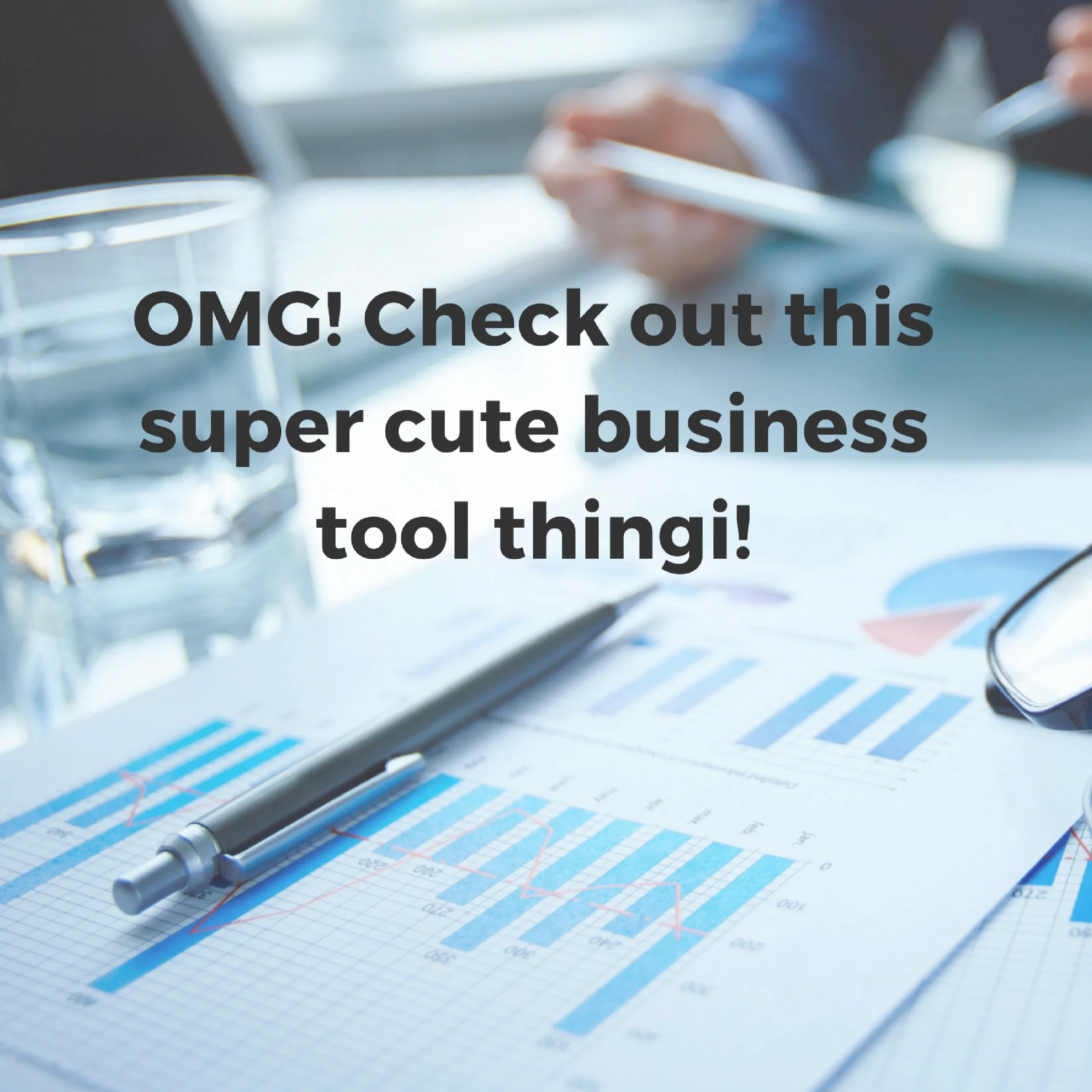 The tone doesn't quite shout 'serious about business', does it.