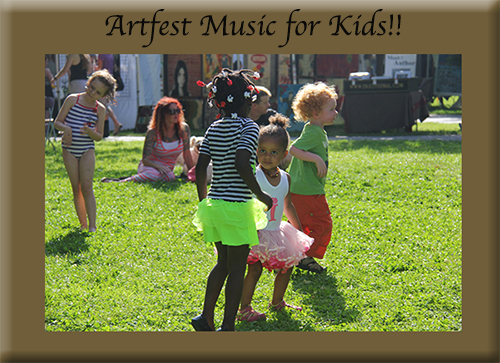 Everyone dances at Artfest! 