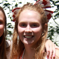 Dressed for Canada day!
