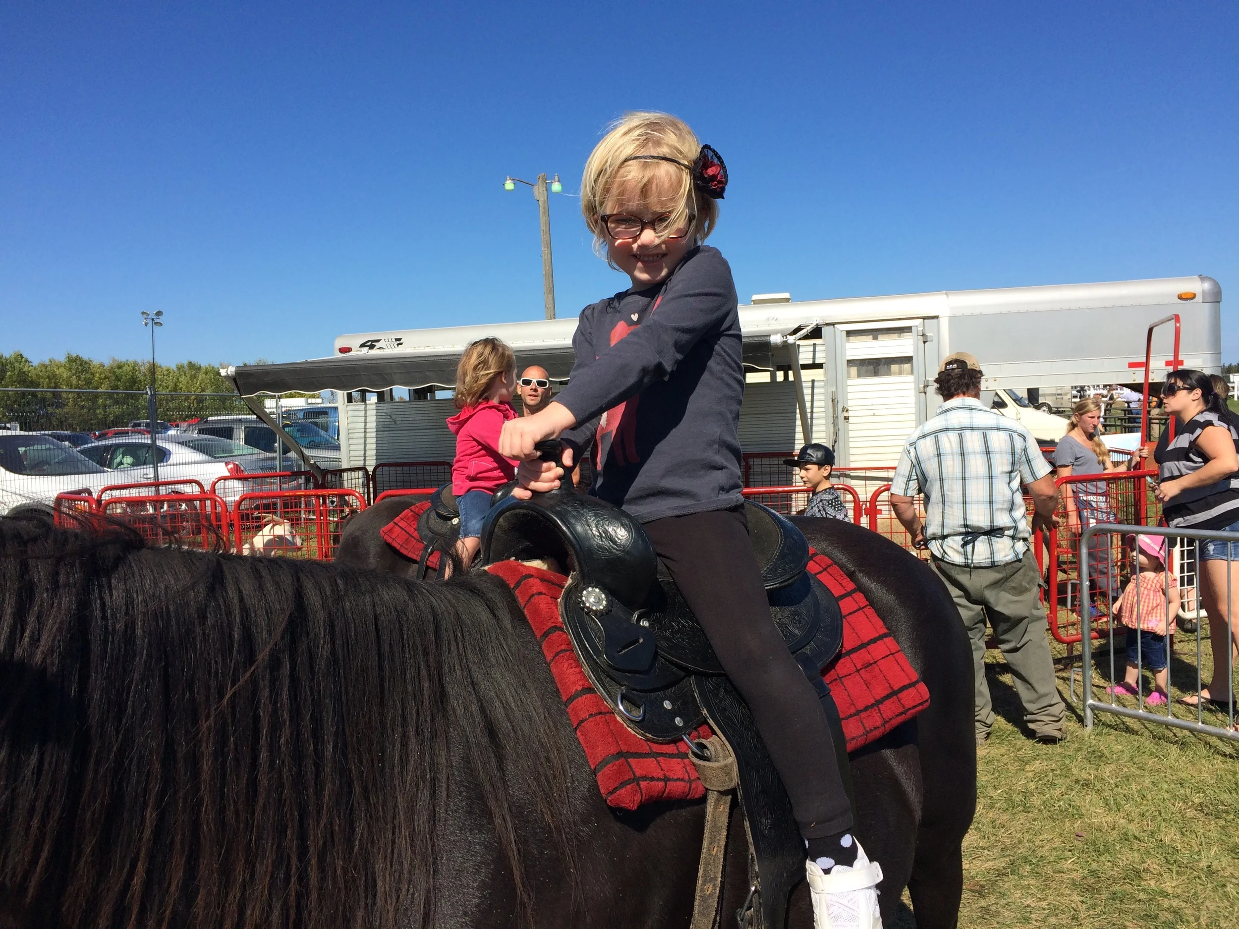 Pony ride at the Collingwood GNE fall fair