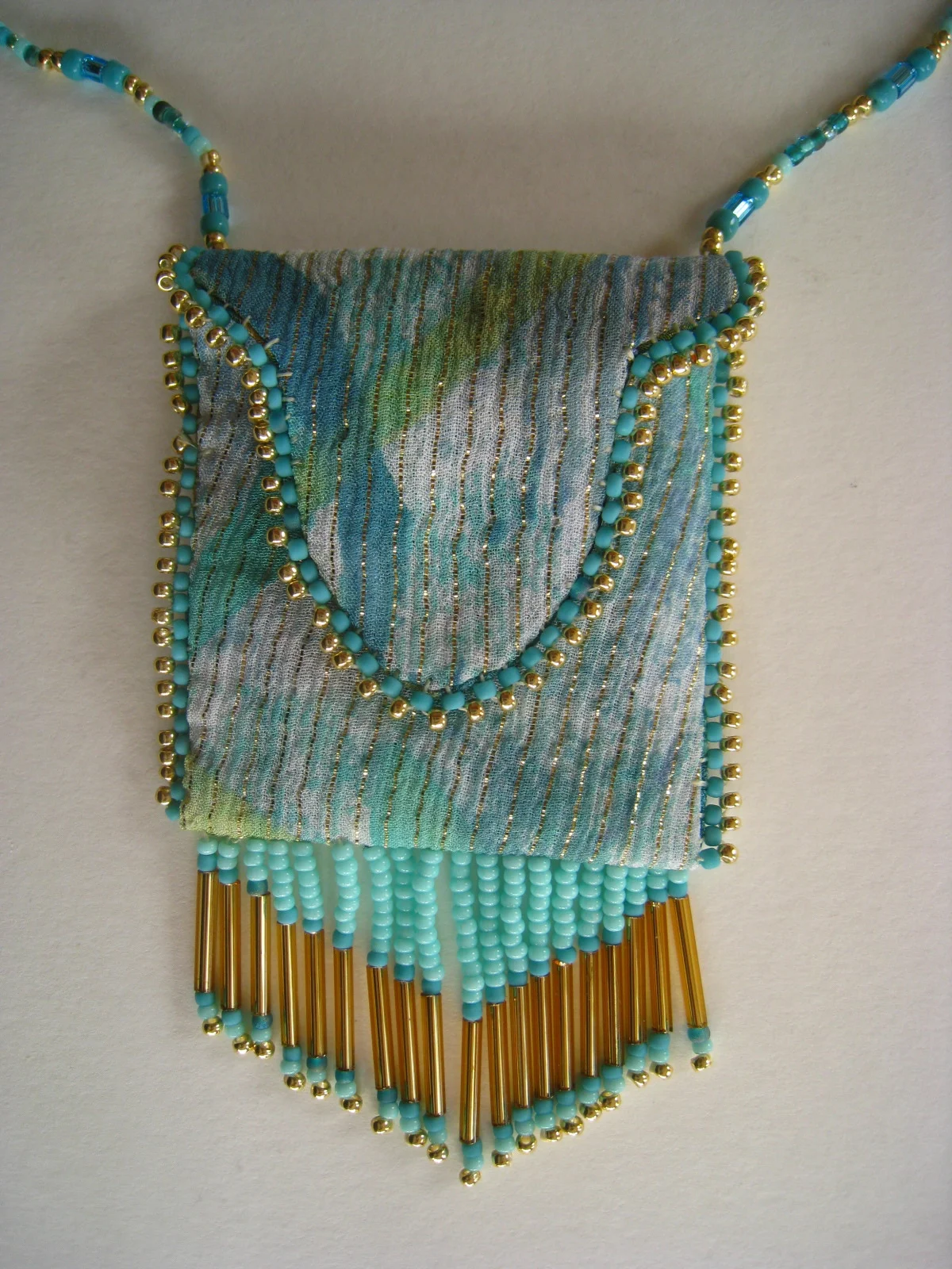Silk pendant