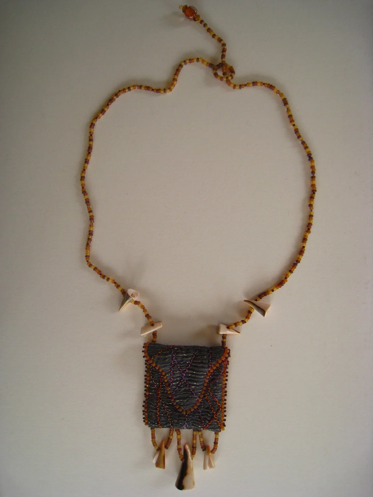 Silk pendant