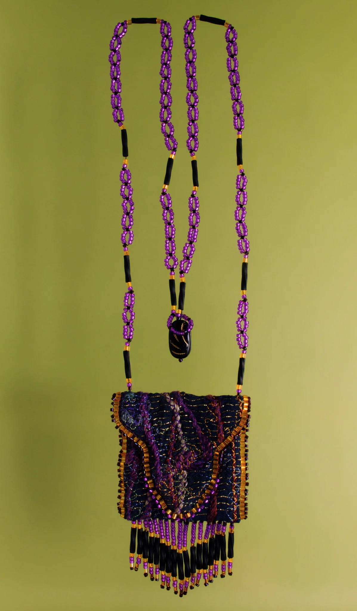 Silk pendant