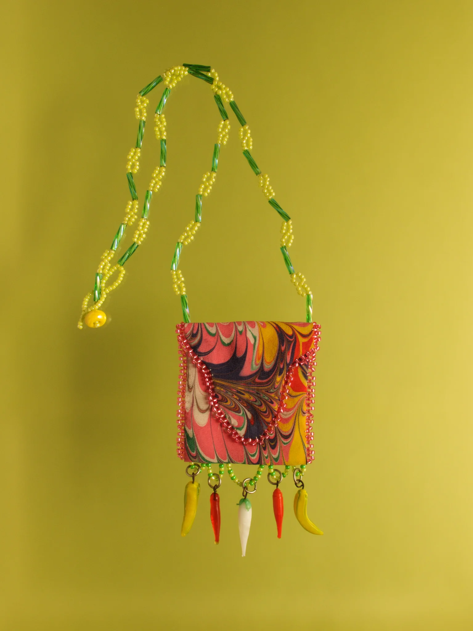 Silk pendant