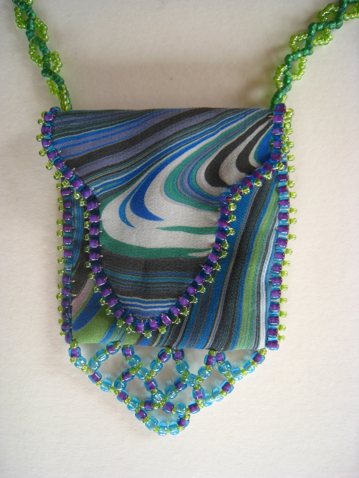Silk pendant