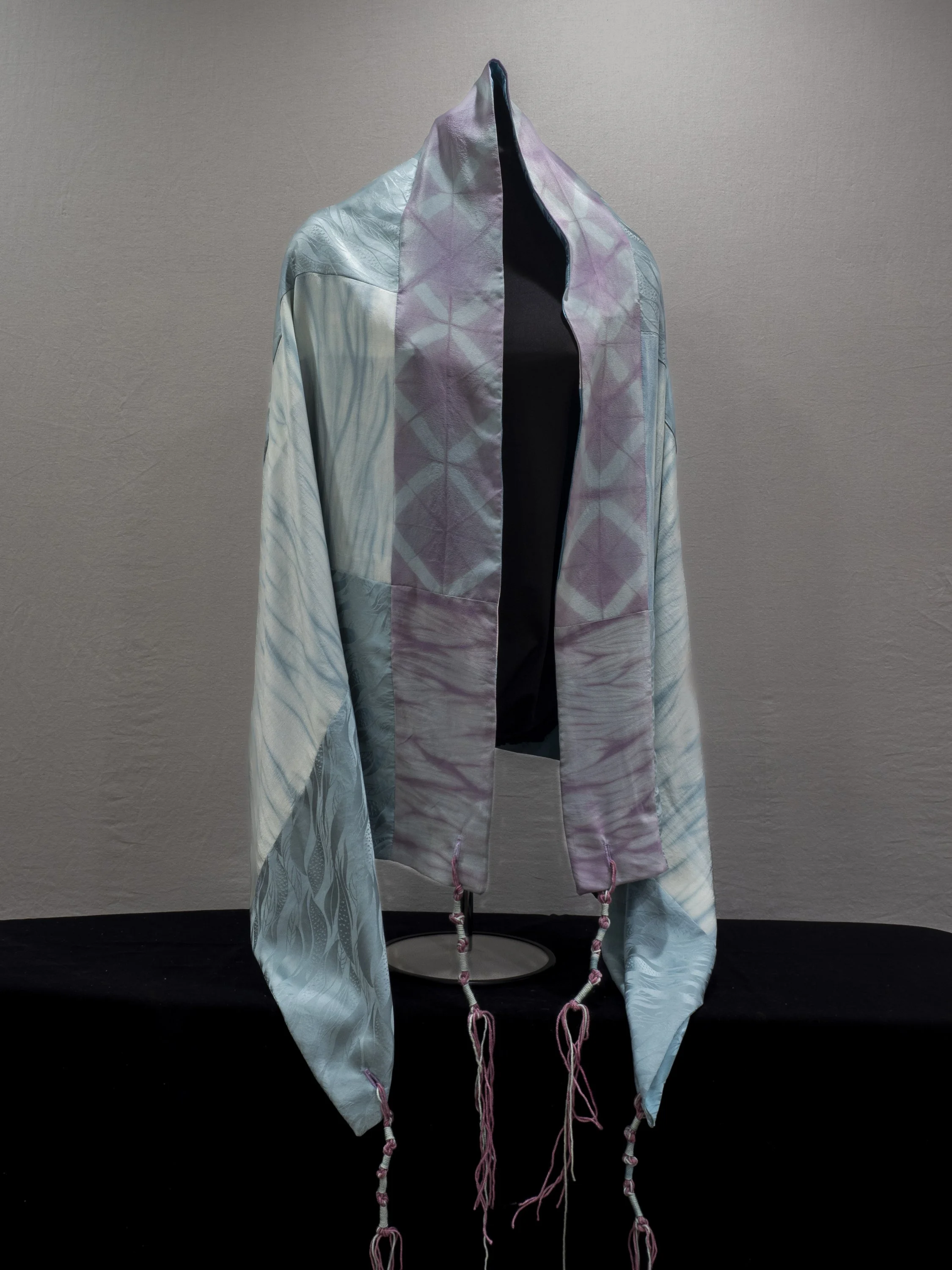 Prayer shawl (tallit) "Of Leaf and Rock”  