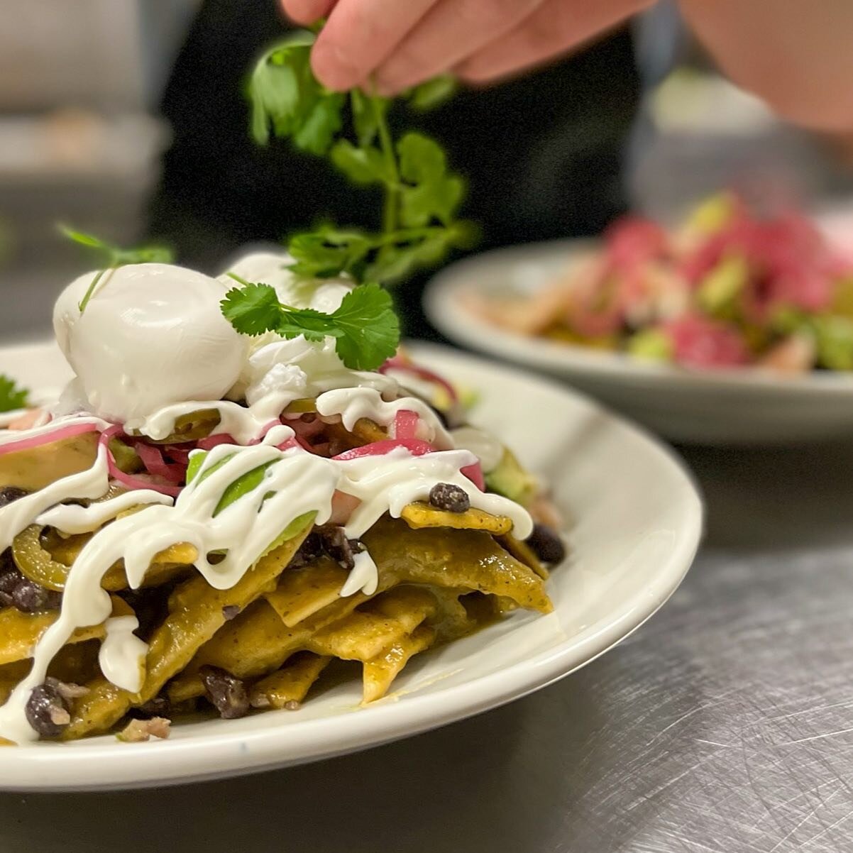 Chilaquiles is back for brunch today!! 
.
Brunch every Sunday 11-4. 
.
#chilaquiles #sundaybrunch #niagarabrunch