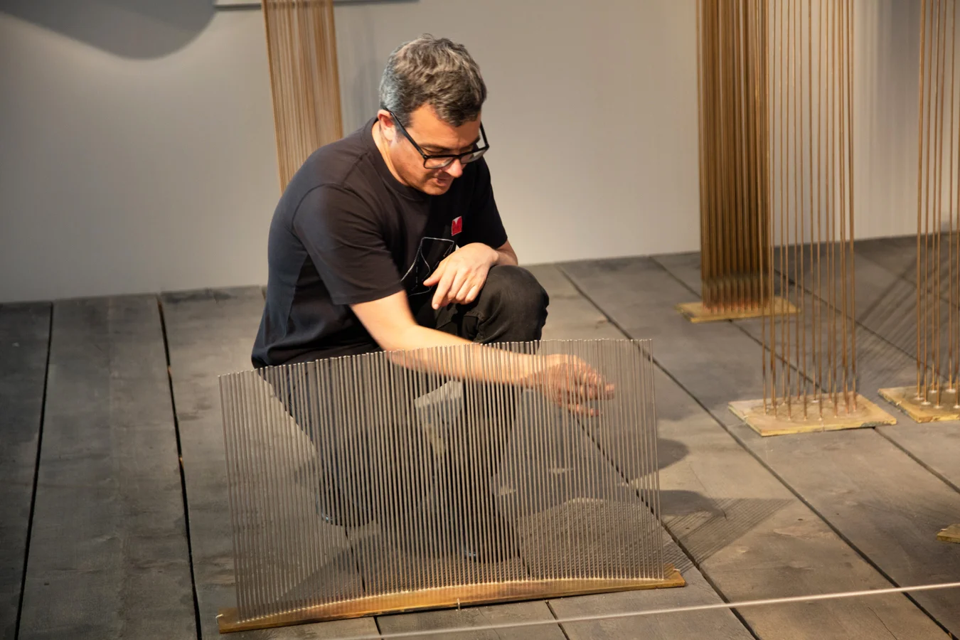 Val Bertoia Sounding Sculptures installation