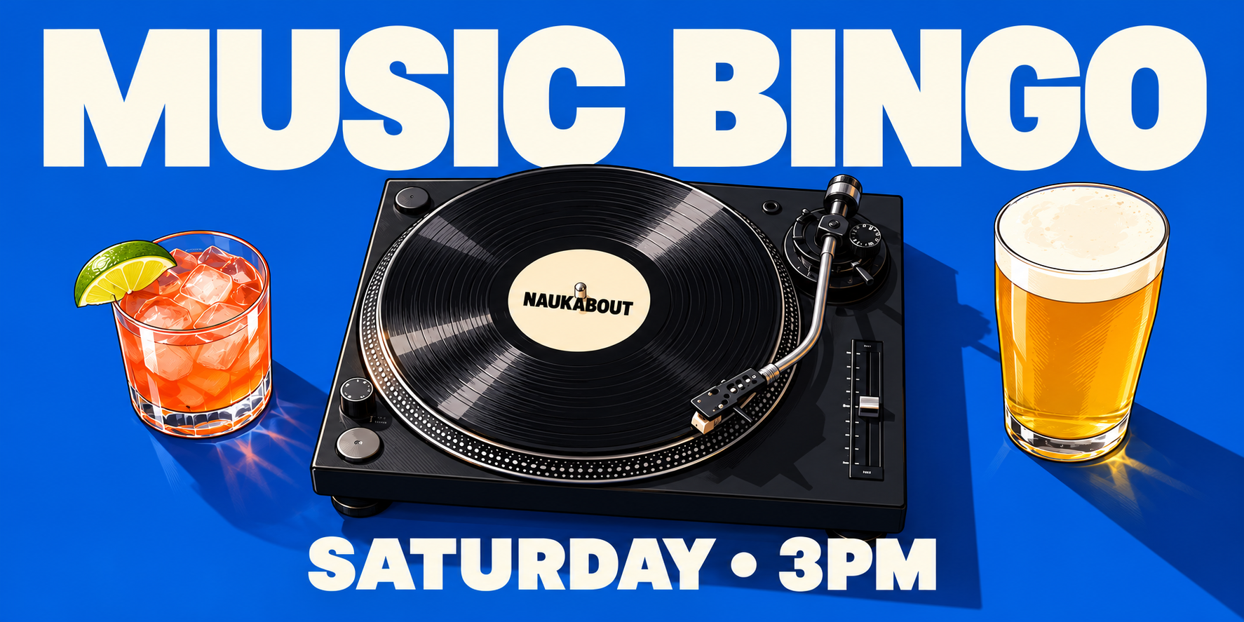 Music Bingo at Naukabout, Saturdays at 3 p.m.