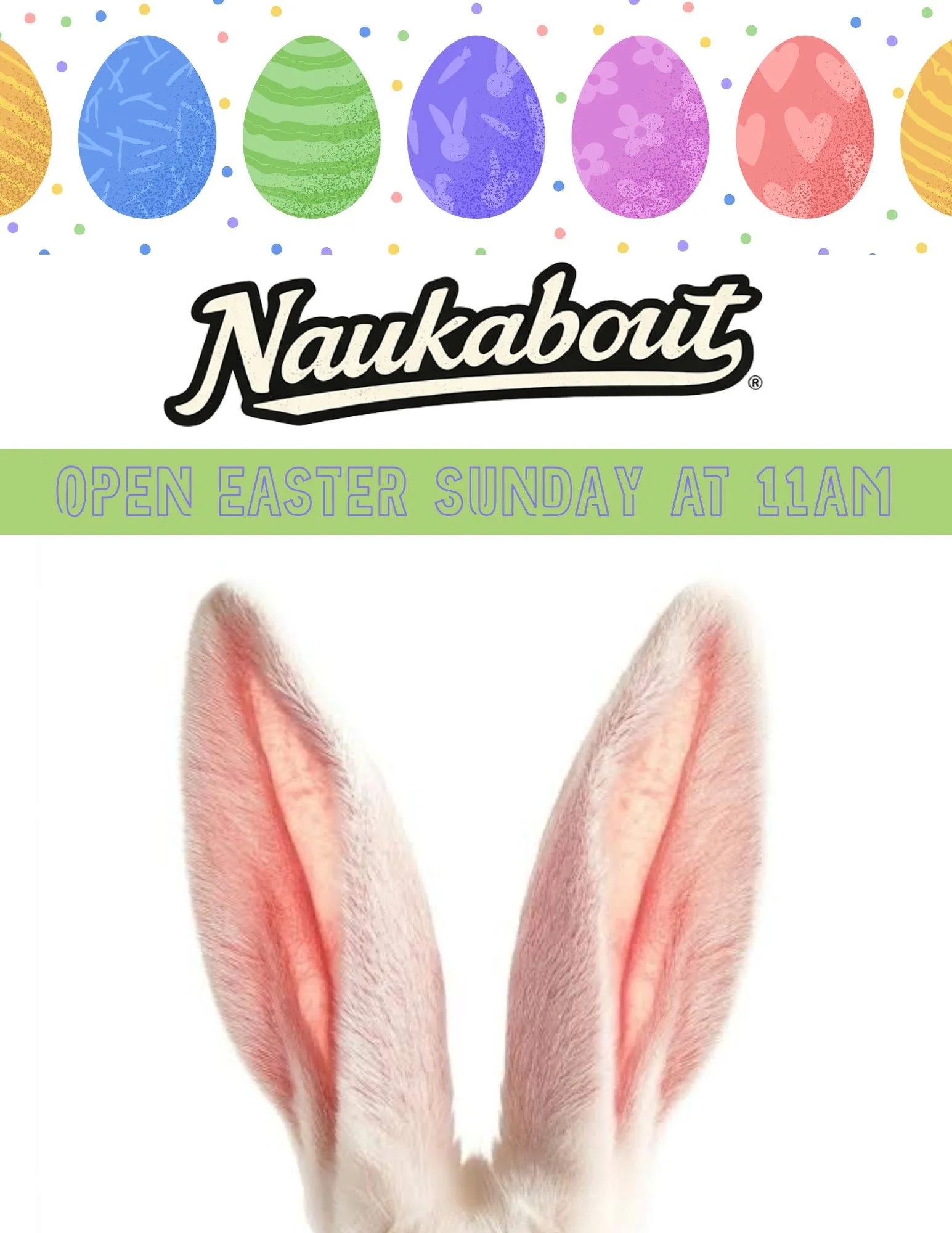 OPEN 11-2PM EASTER SUNDAY 