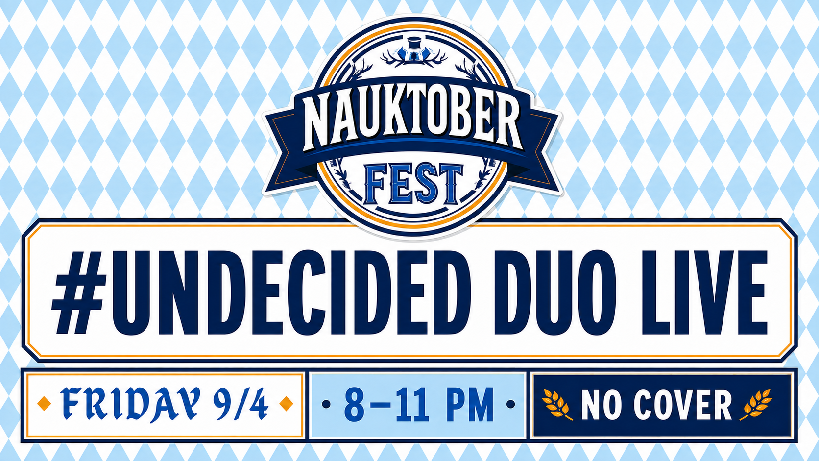 #UNDECIDED DUO LIVE 8-11PM 