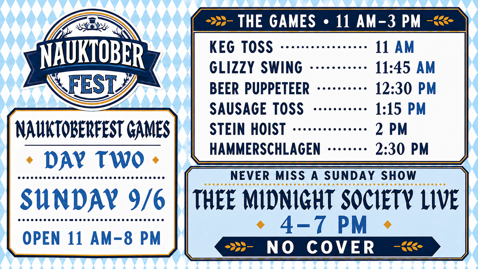 NAUKTOBERFEST GAMES DAY TWO 11-3PM (Copy)