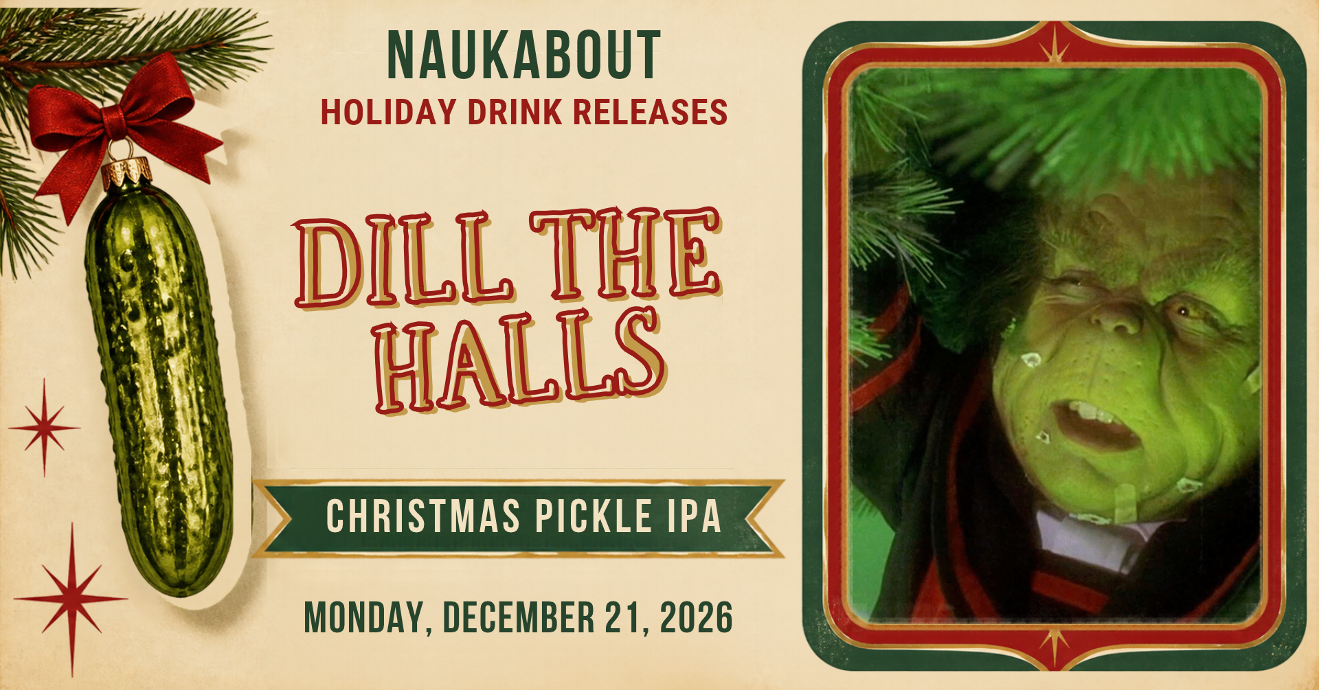 Holiday Drink Release: Dill the Halls + Santa’s Nightcap