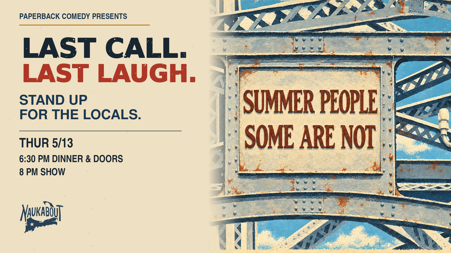 Last Call. Last Laugh. — Comedy for Locals