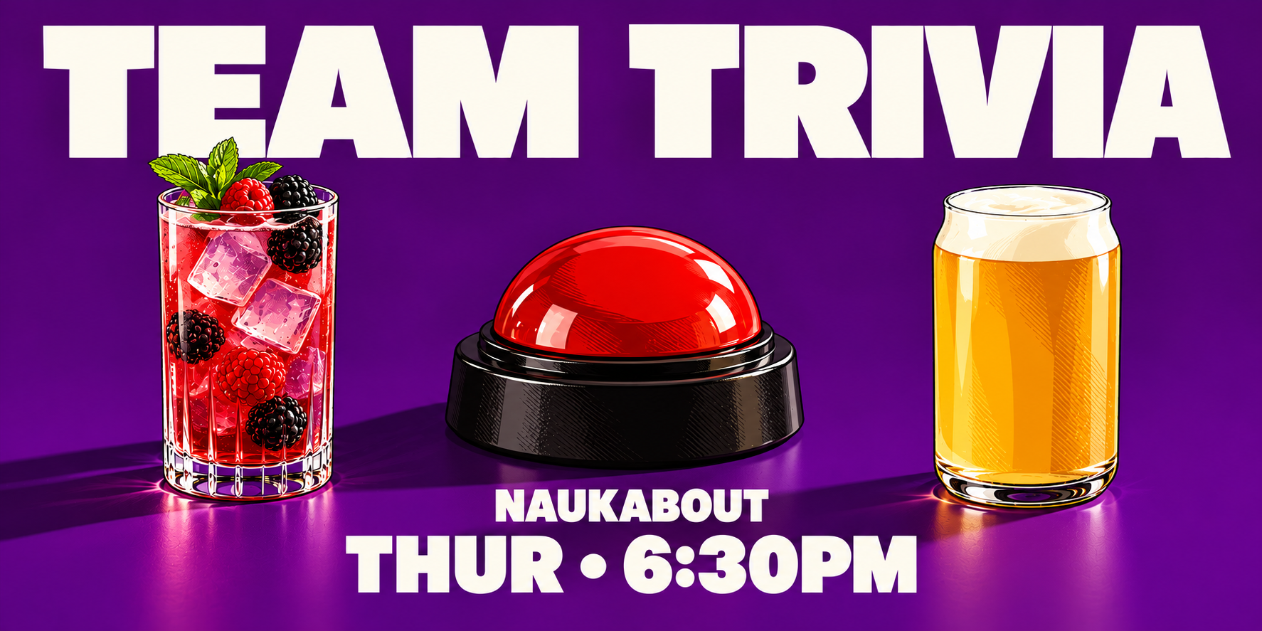 Team Trivia at Naukabout, Thursdays at 6:30 p.m.