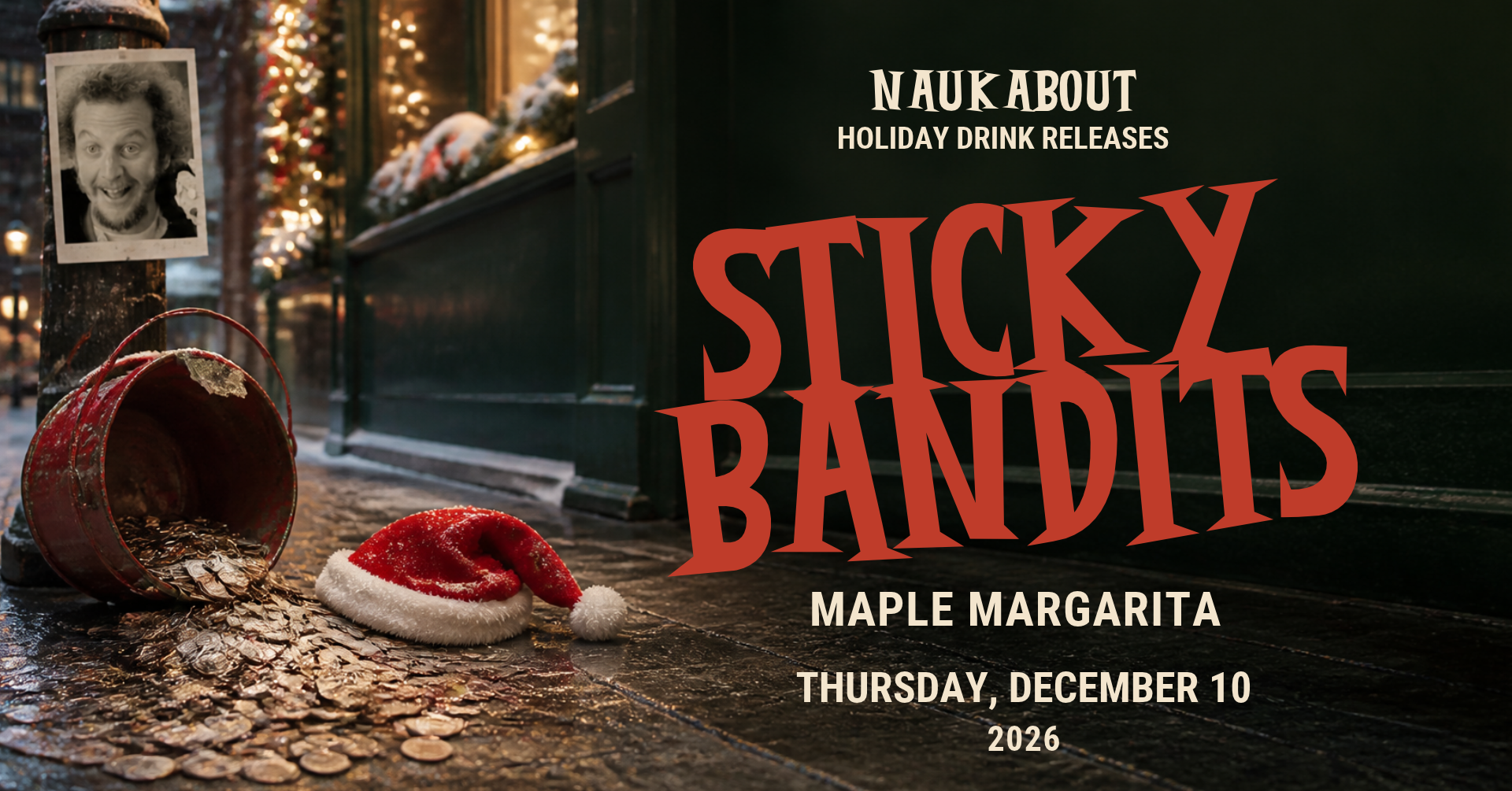 Sticky Bandits maple margarita, releasing December 10 at Naukabout in Mashpee