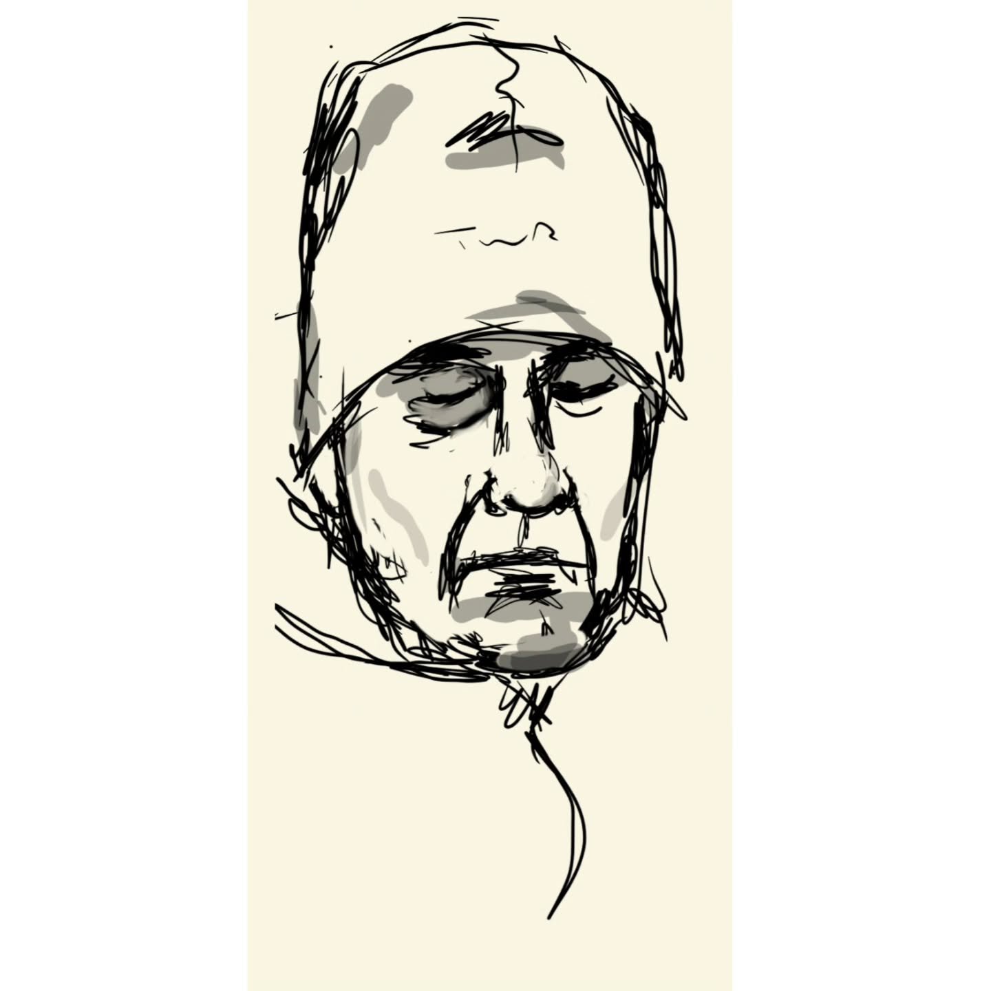 Tall Beanie 

#subwaydrawing #styluspen #lifedrawing #portrait #newyorkcity