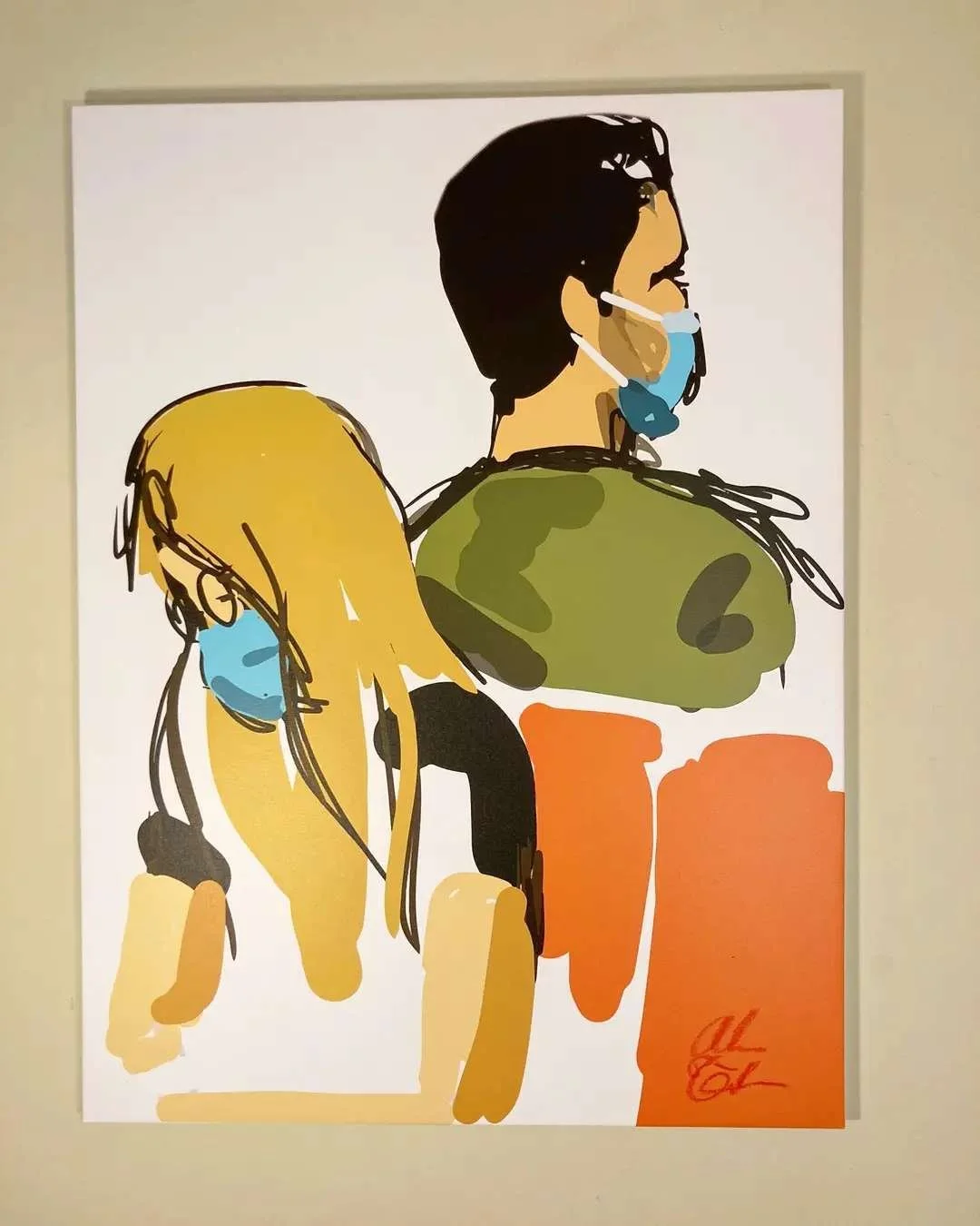 Different directions, different journeys
Limited edition(10) for sale
Signed and numbered by artist
27"x36" printed on matte cotton canvas with eco satin coating
Gallery stretched
Direct message or email for details.

#subwaydrawing #art #f