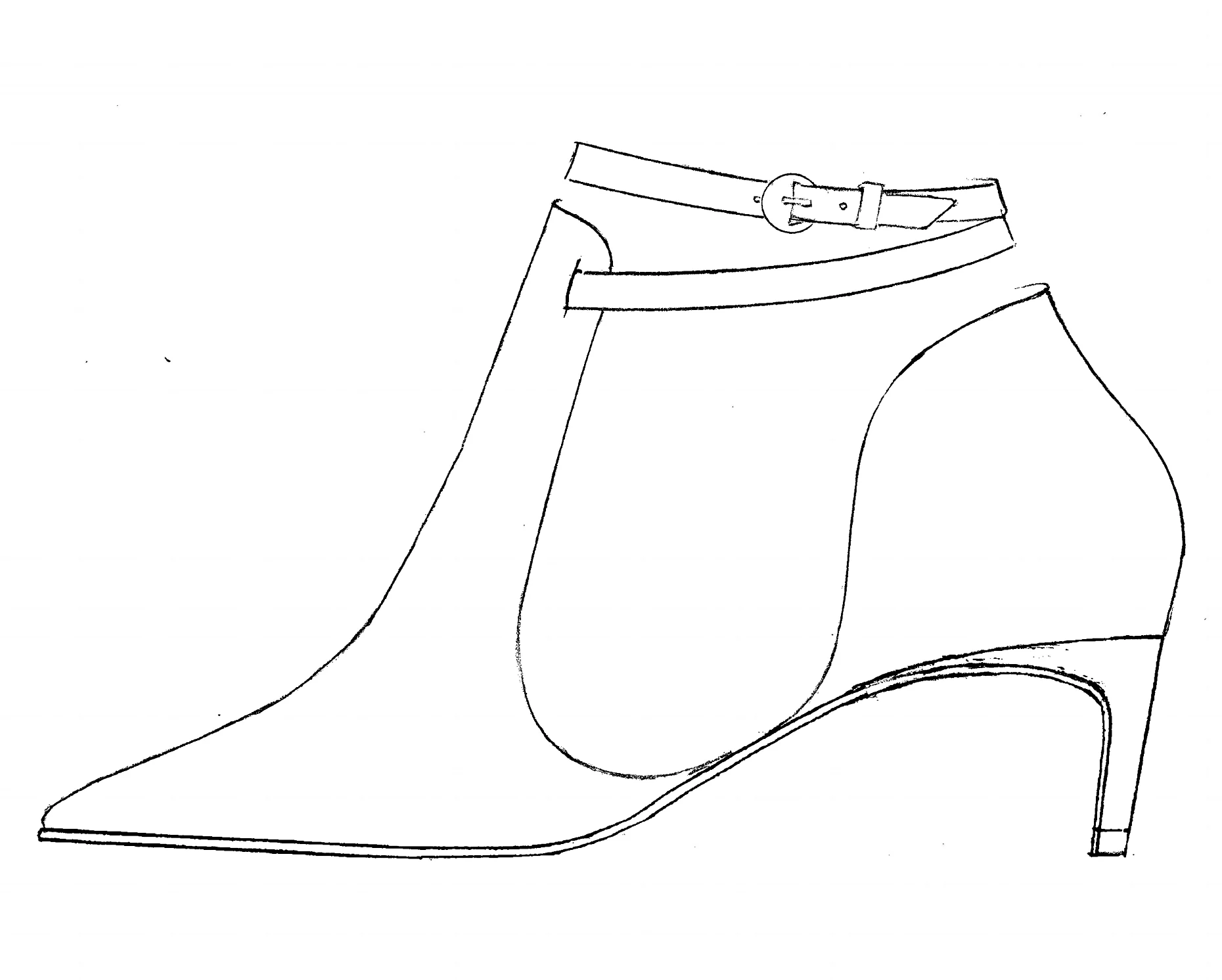 Opened Up Ankle Bootie