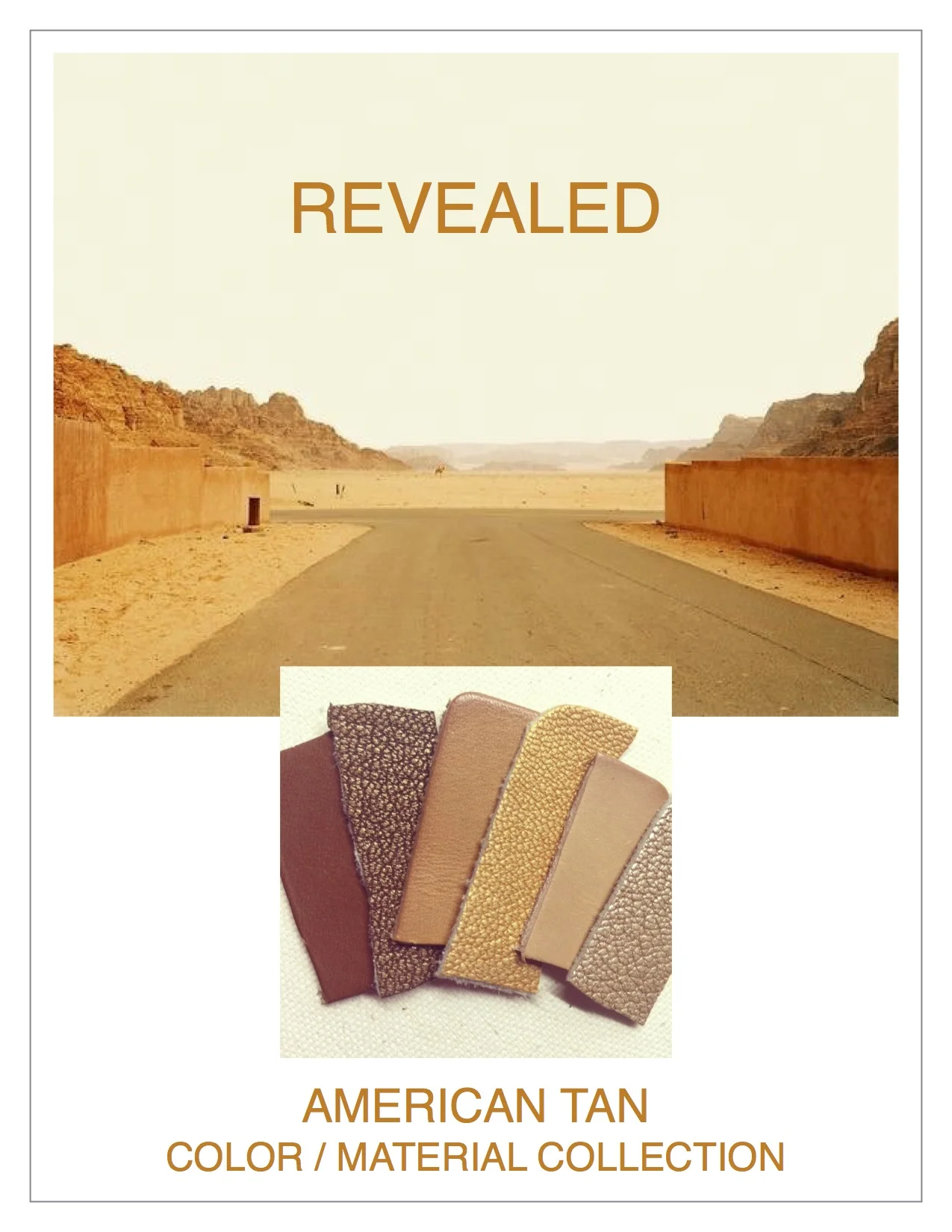 COLOR / MATERIAL INTENT