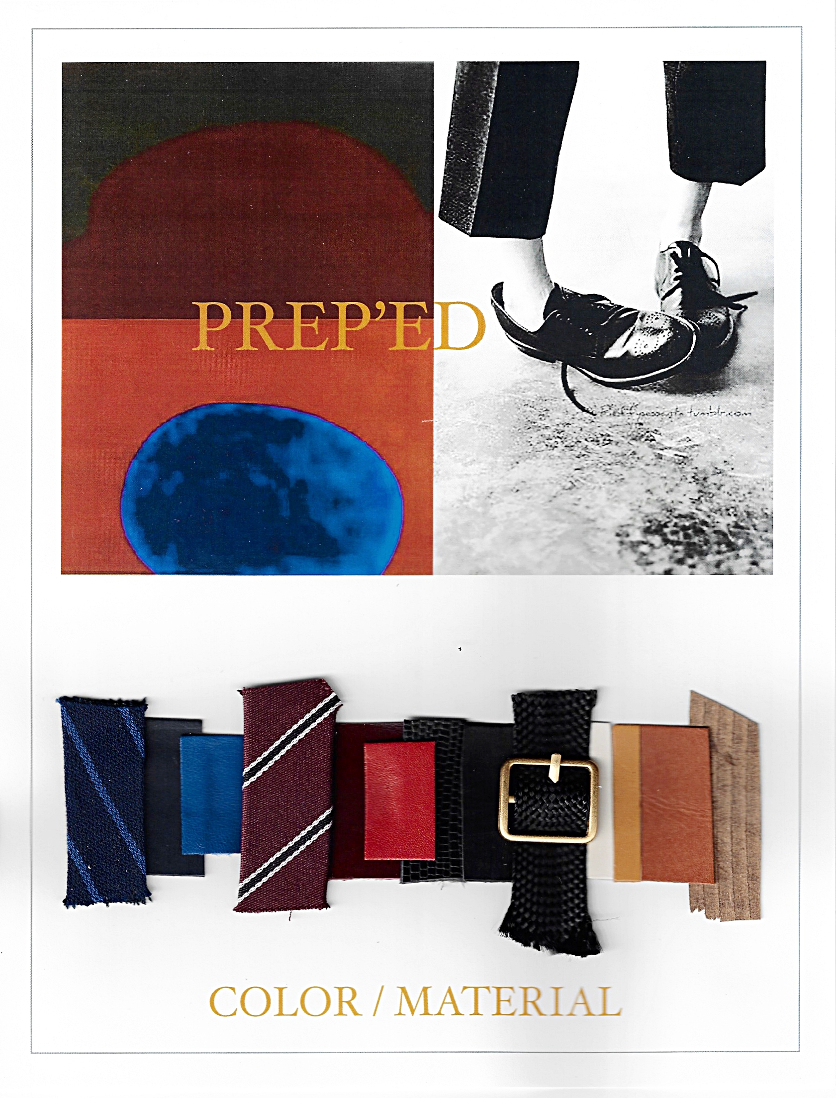 COLOR / MATERIAL INTENT