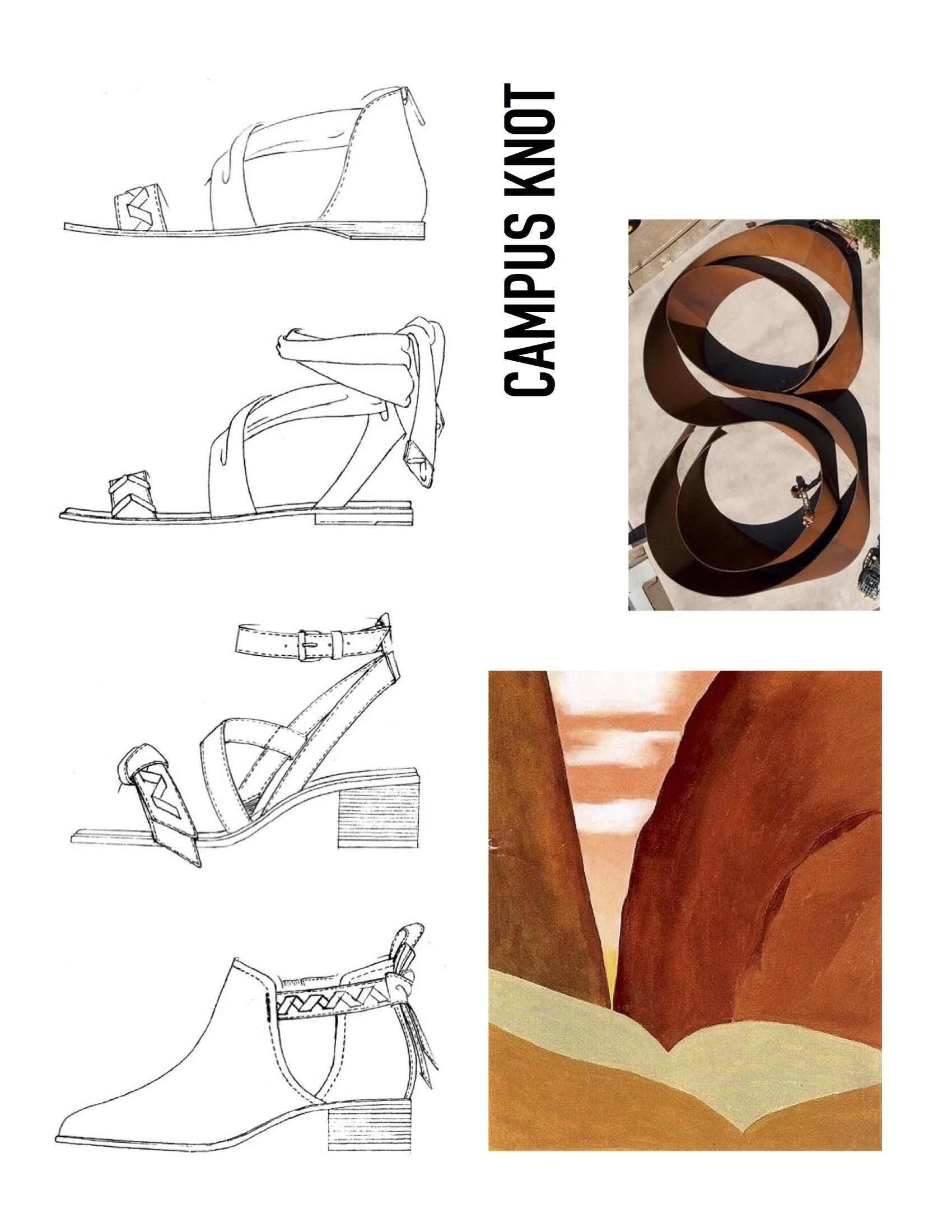 Campus Knot Collection / Shoe Sketches