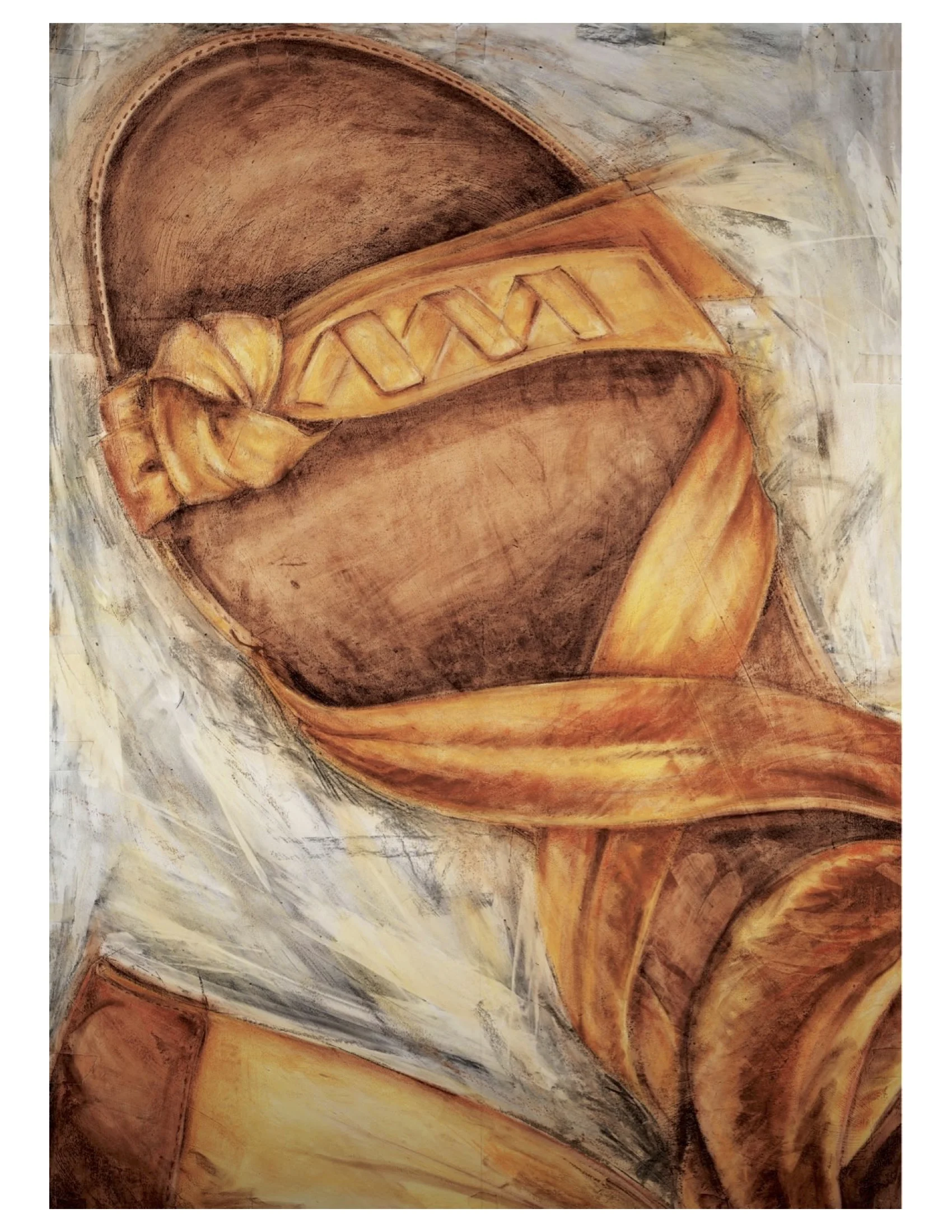 Campus Knot Ankle Tie Sandal Illustration 60" x 42"
