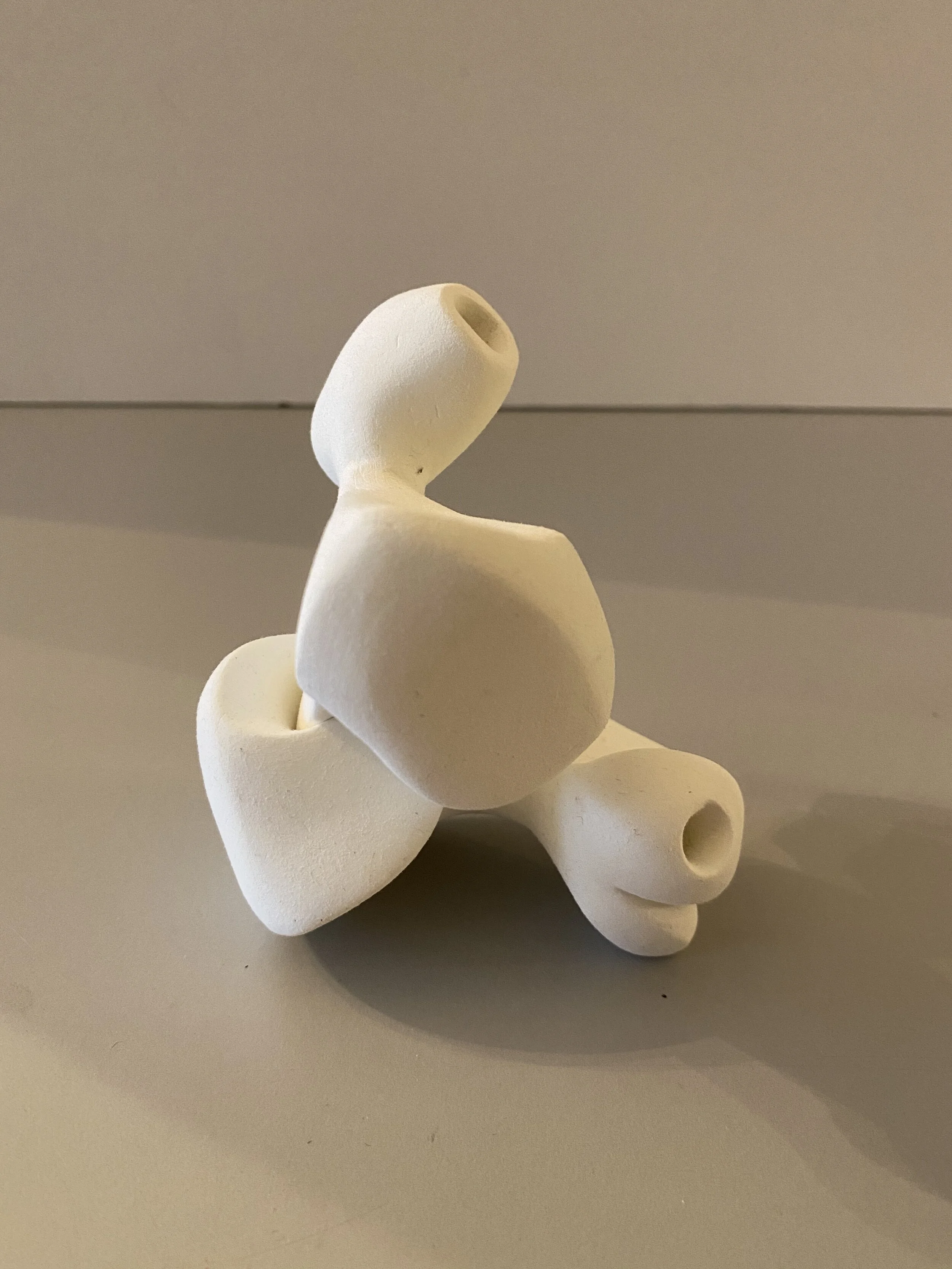 Assemblage of two creatures, balanced.