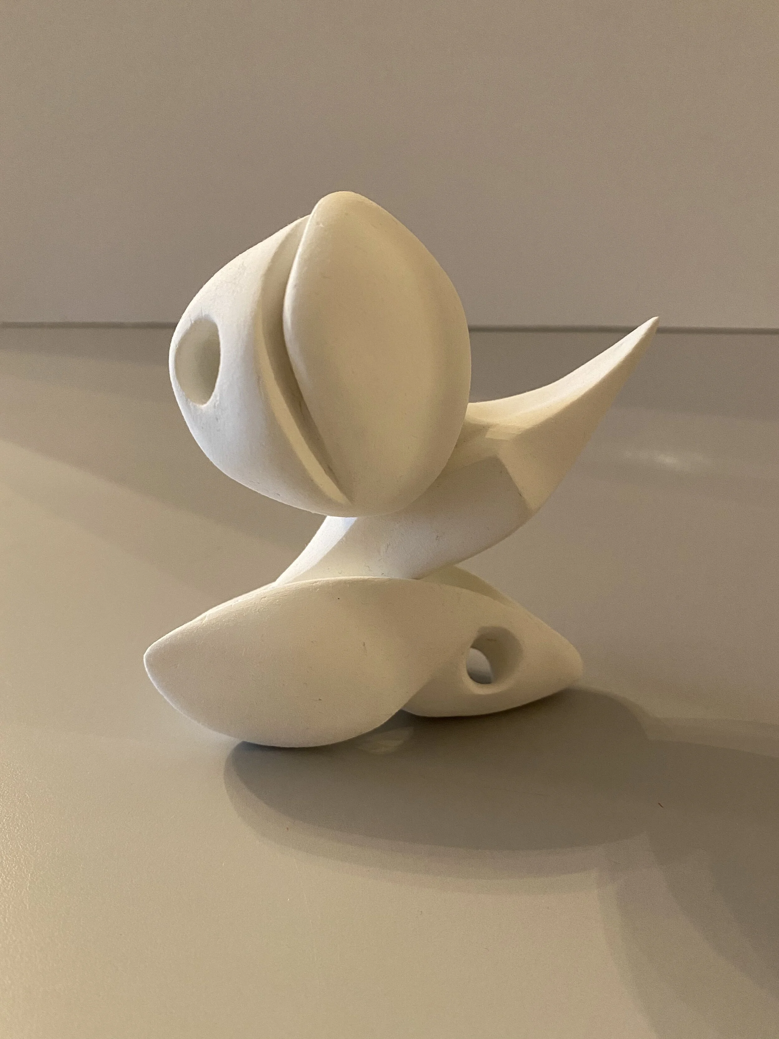 Assemblage of three creatures, balanced.