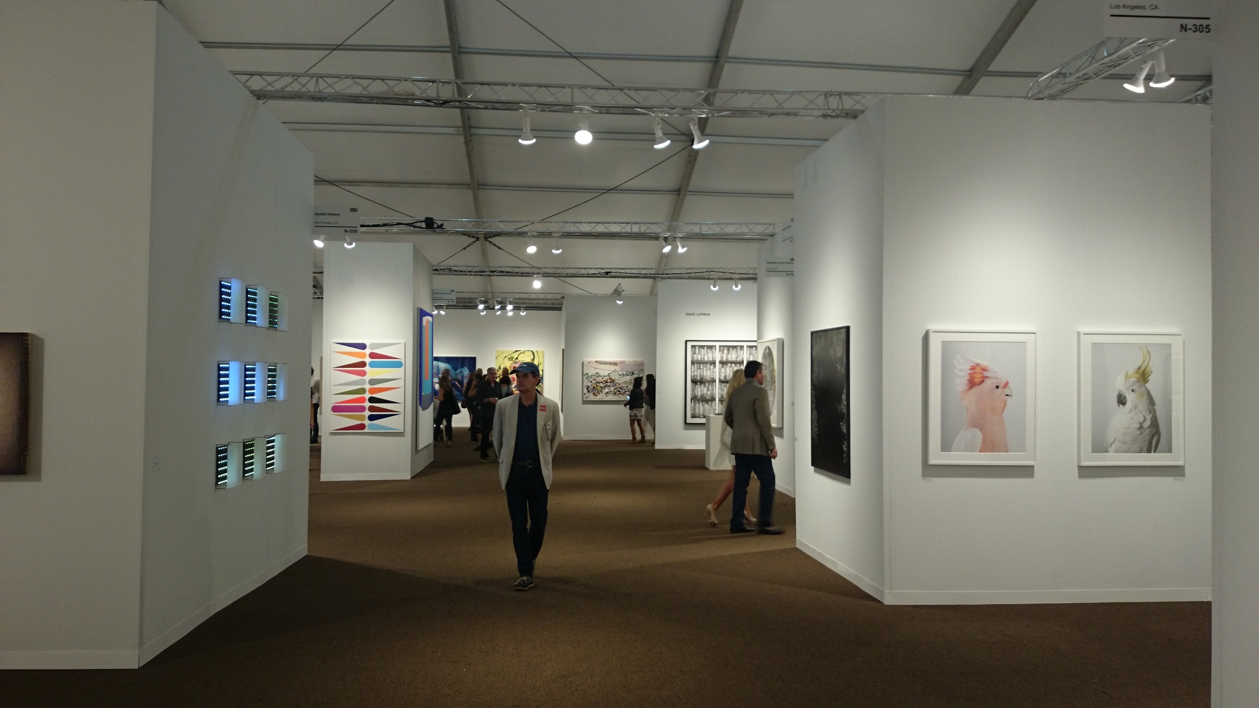  Lot´s of walking and looking at Art Basel Miami Beach 2015. 