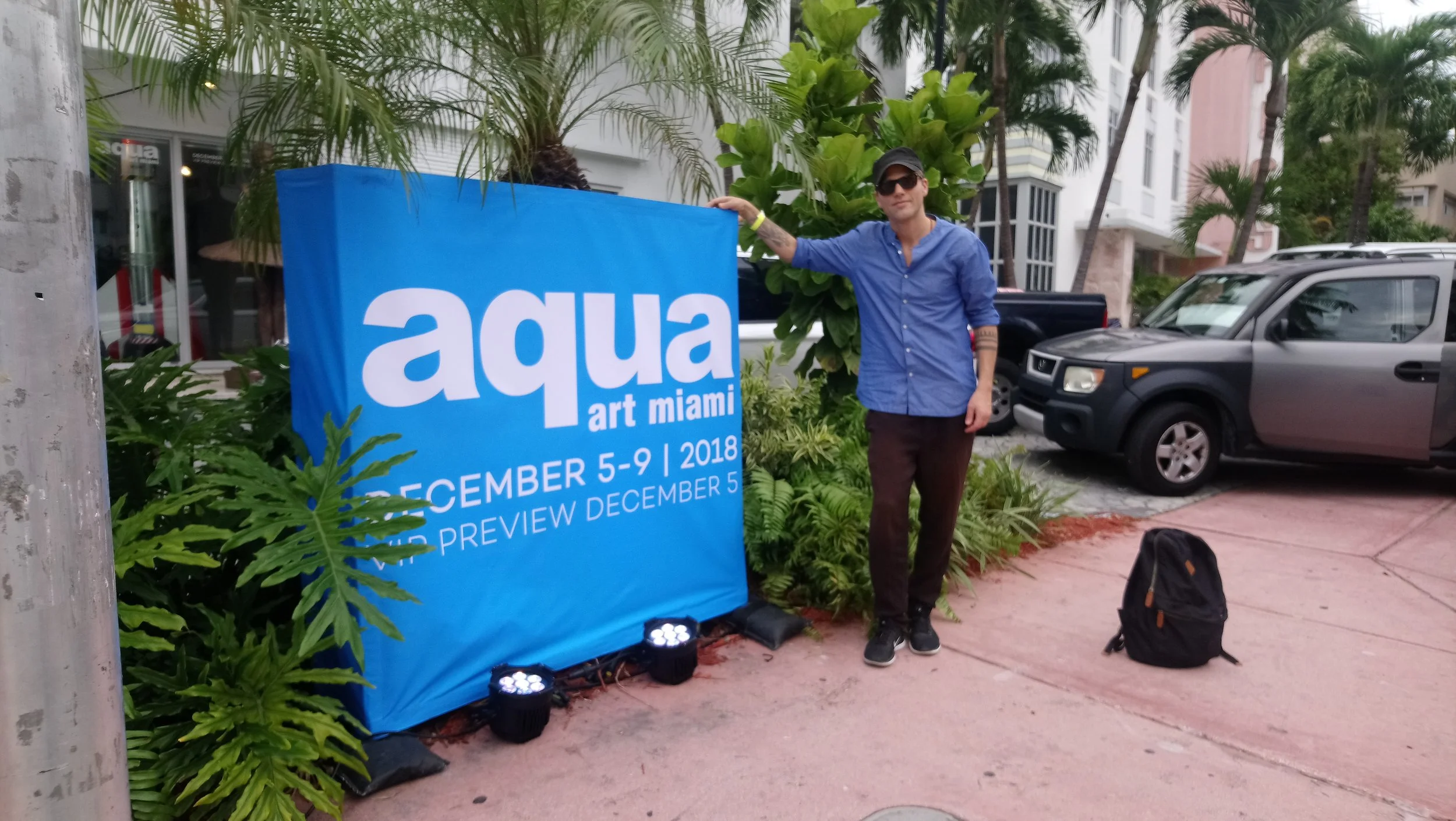  Aqua art in Miami 2018.   Watch film clip…   https://www.instagram.com/p/BrBcyHMiUz0/    