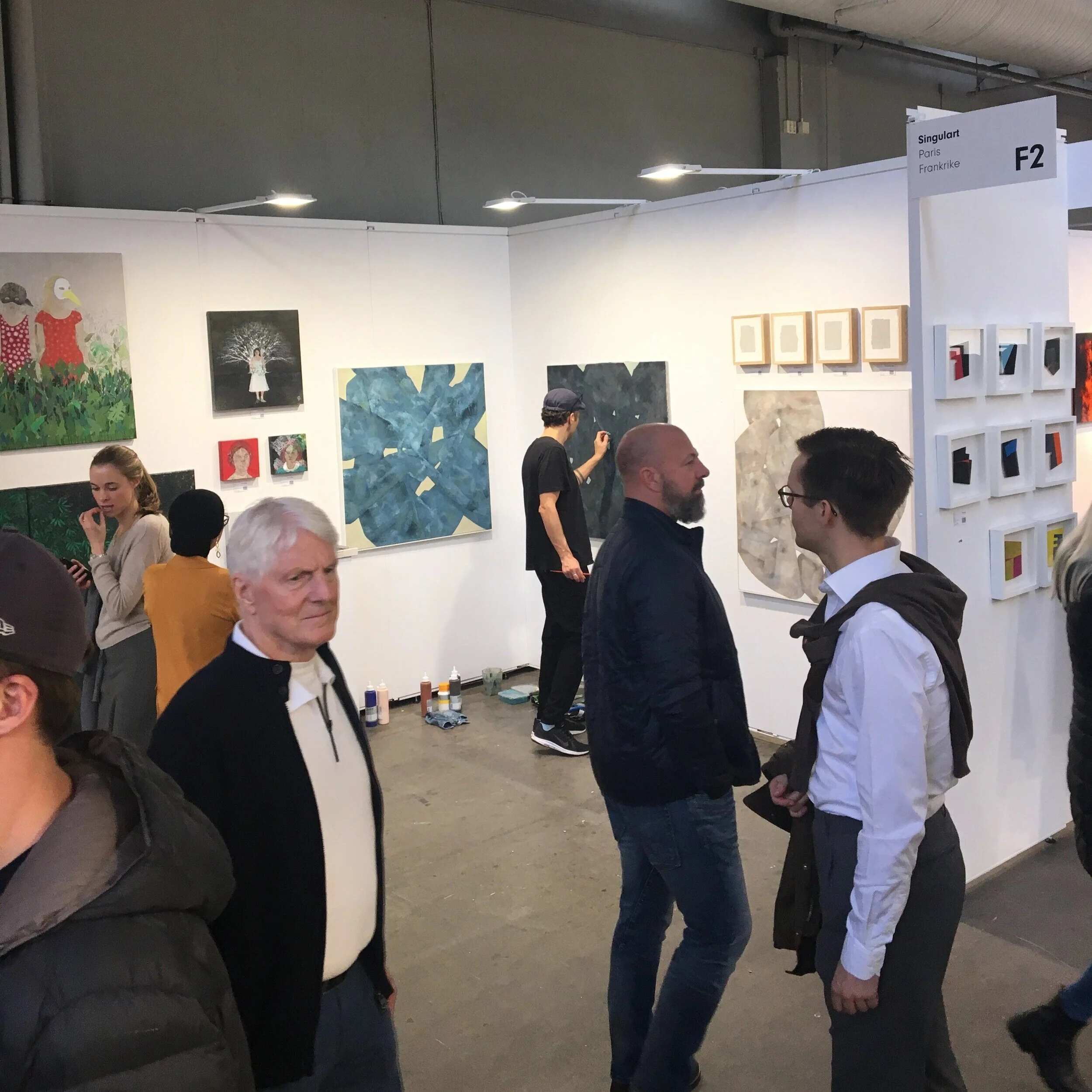Live Painting at the AAF 2019 Stockholm with Singulart France. Watch film clip… https://www.instagram.com/p/B3l_yukovlD/?utm_source=ig_web_copy_link