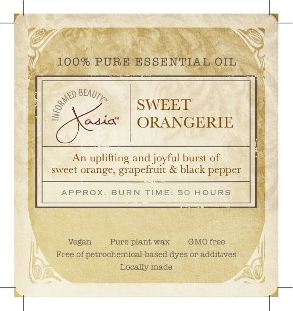  Featuring four NEW luxe scents.  Kasia Organic's new candle collection for the holiday season!  