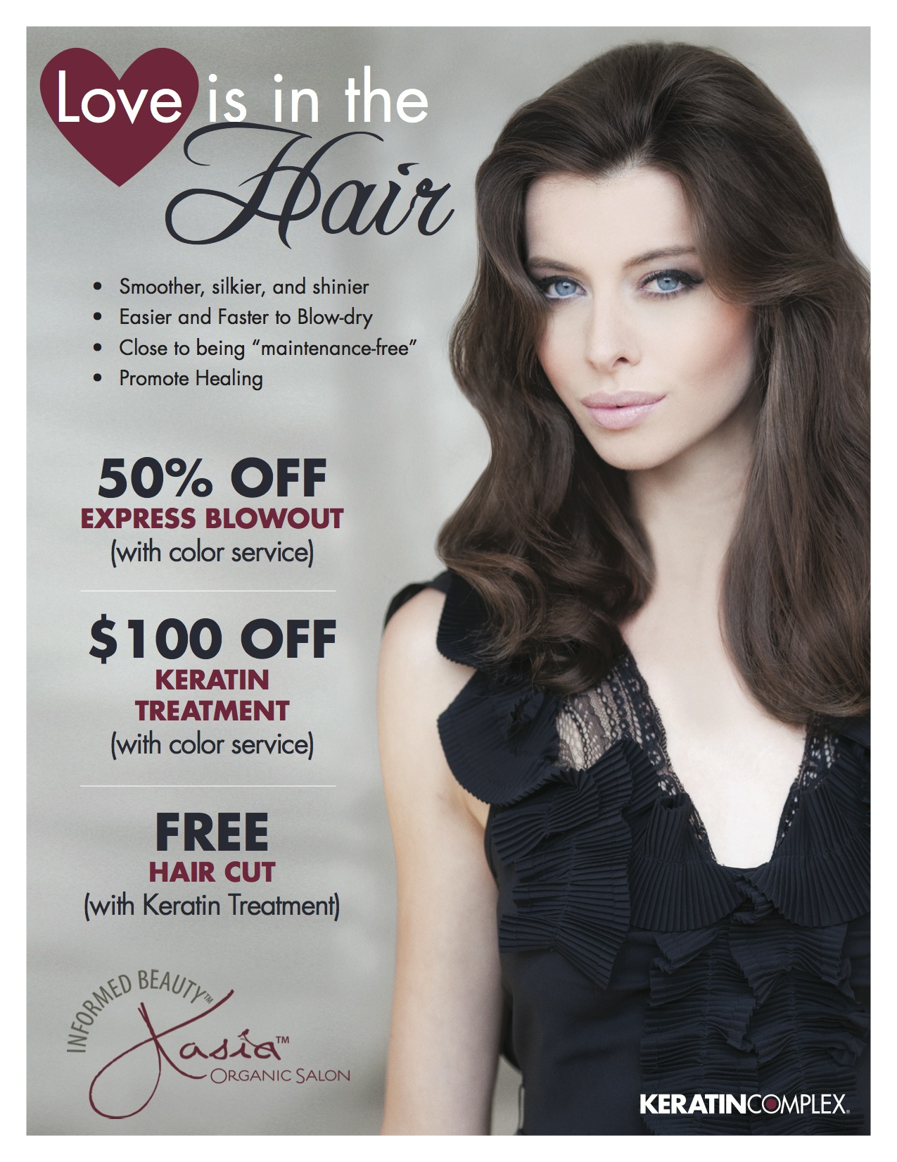Love is in the Hair! Sexy & Smooth Valentine's Day Keratin Special! —  Beauty Ecology