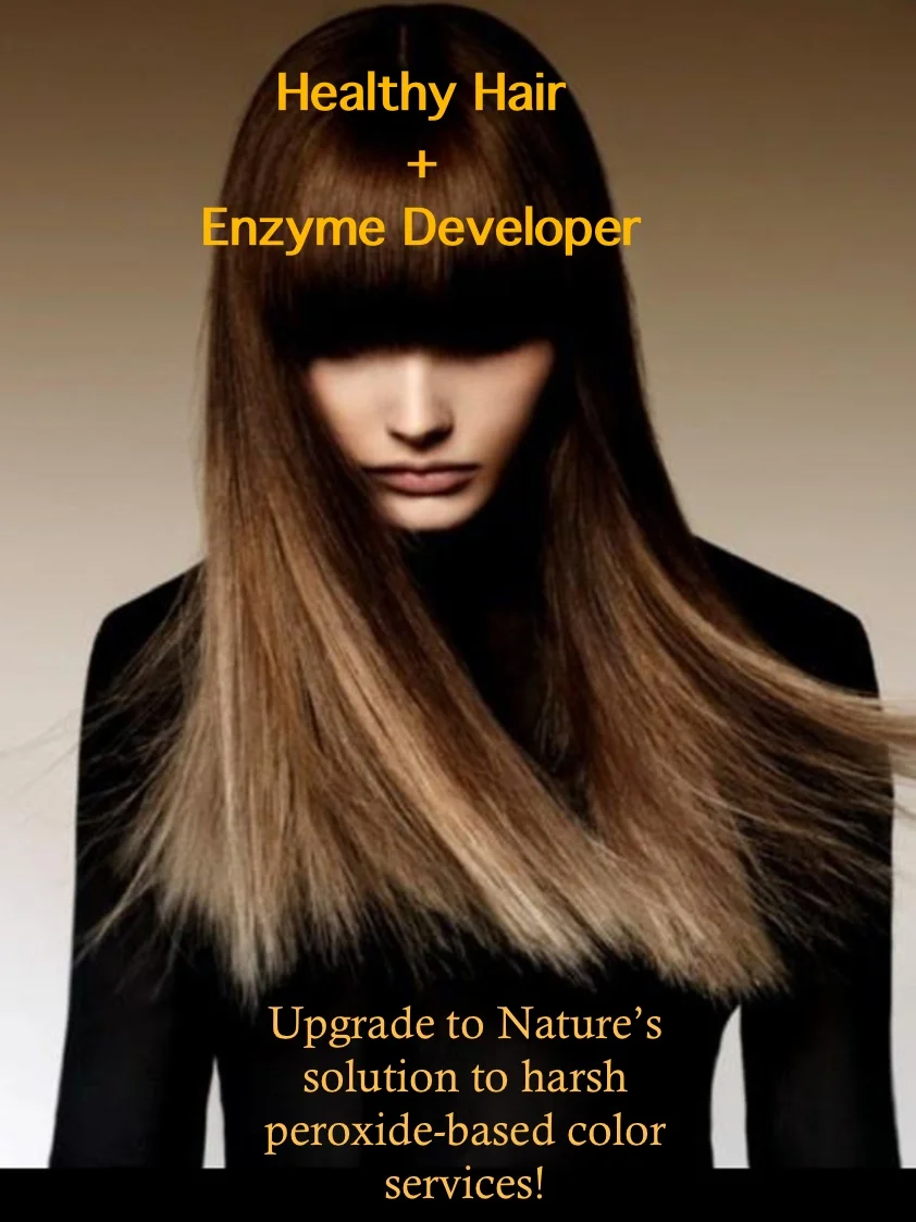 Enzyme Developer: Upgrade your hair color from hydrogen peroxide!