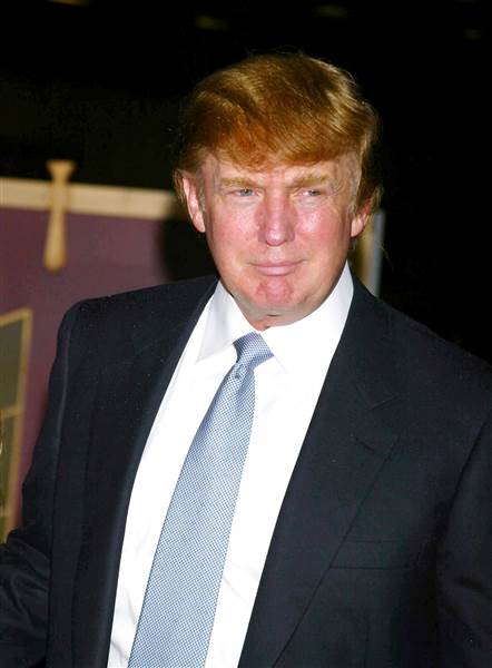 Star Max via AP Images. Donald Trump at the MTV Video Music Awards, 2002.